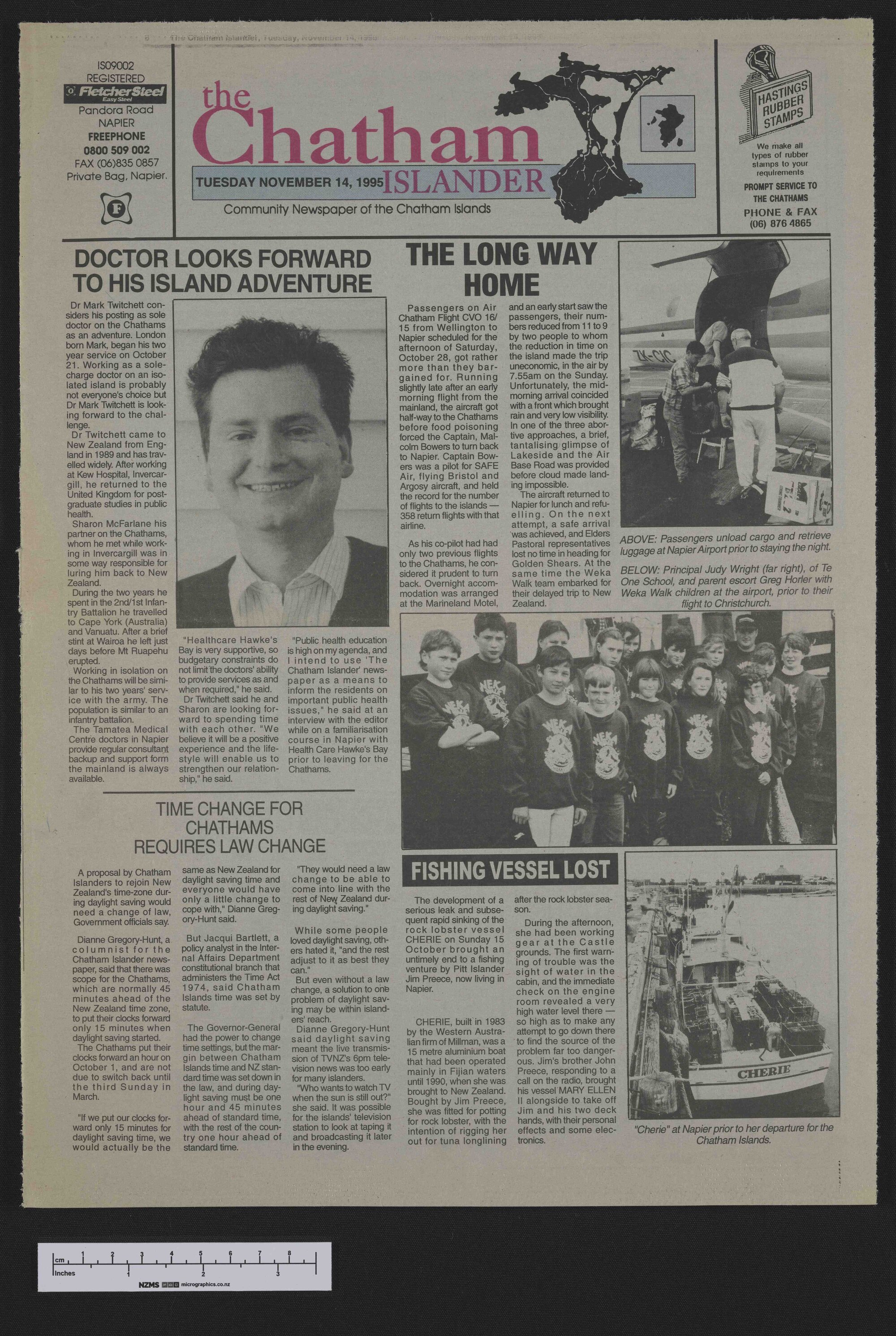 1995-11-14 Chatham Islander