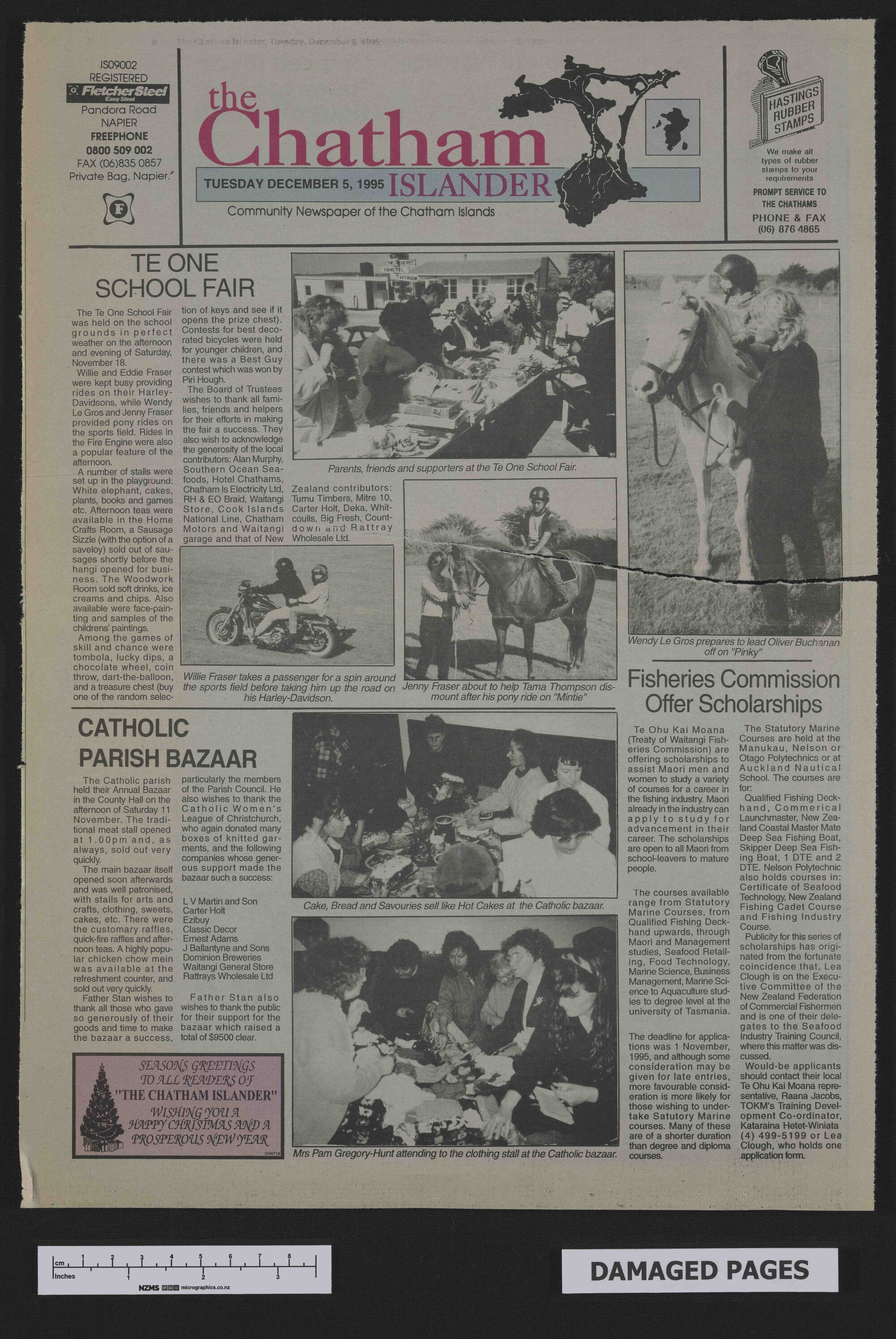 1995-12-05 Chatham Islander