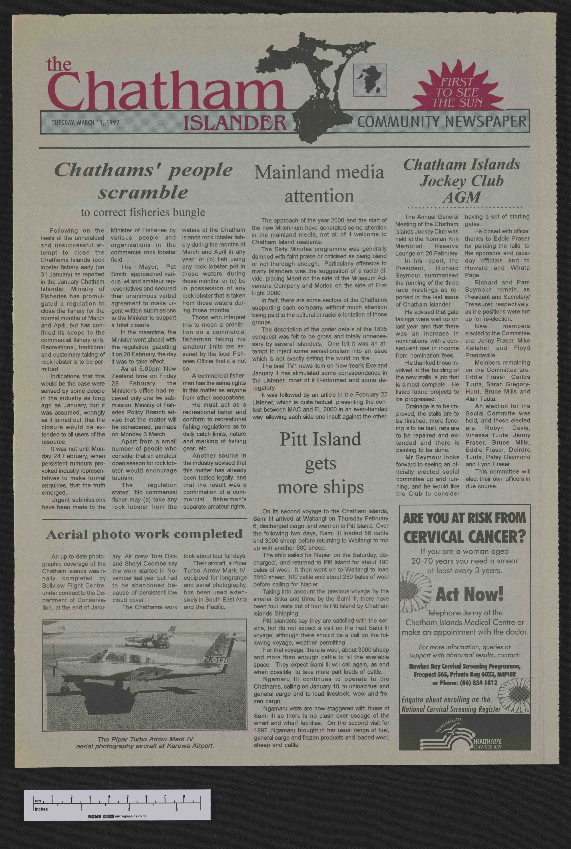 1997-03-11 Chatham Islander