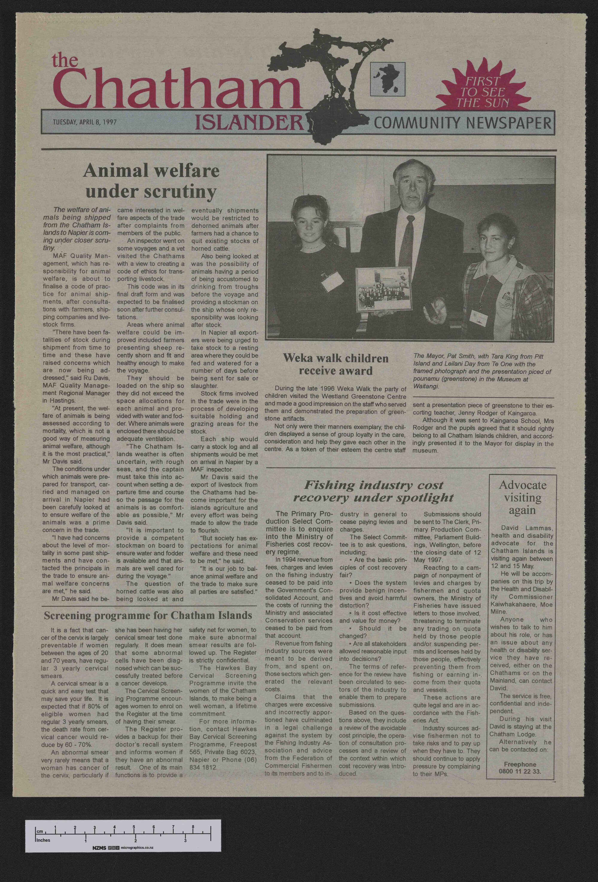 1997-04-08 Chatham Islander