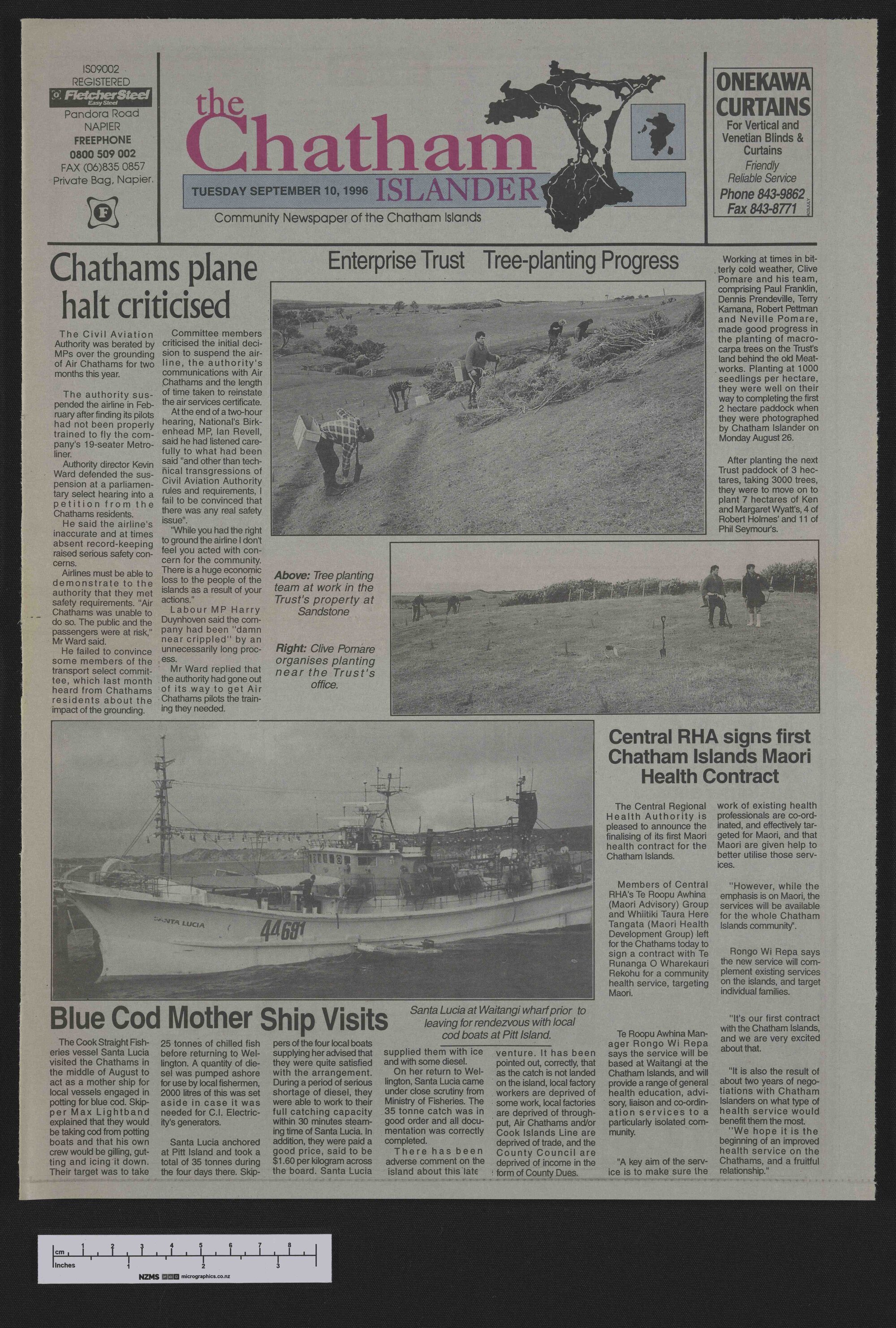 1996-09-10 Chatham Islander