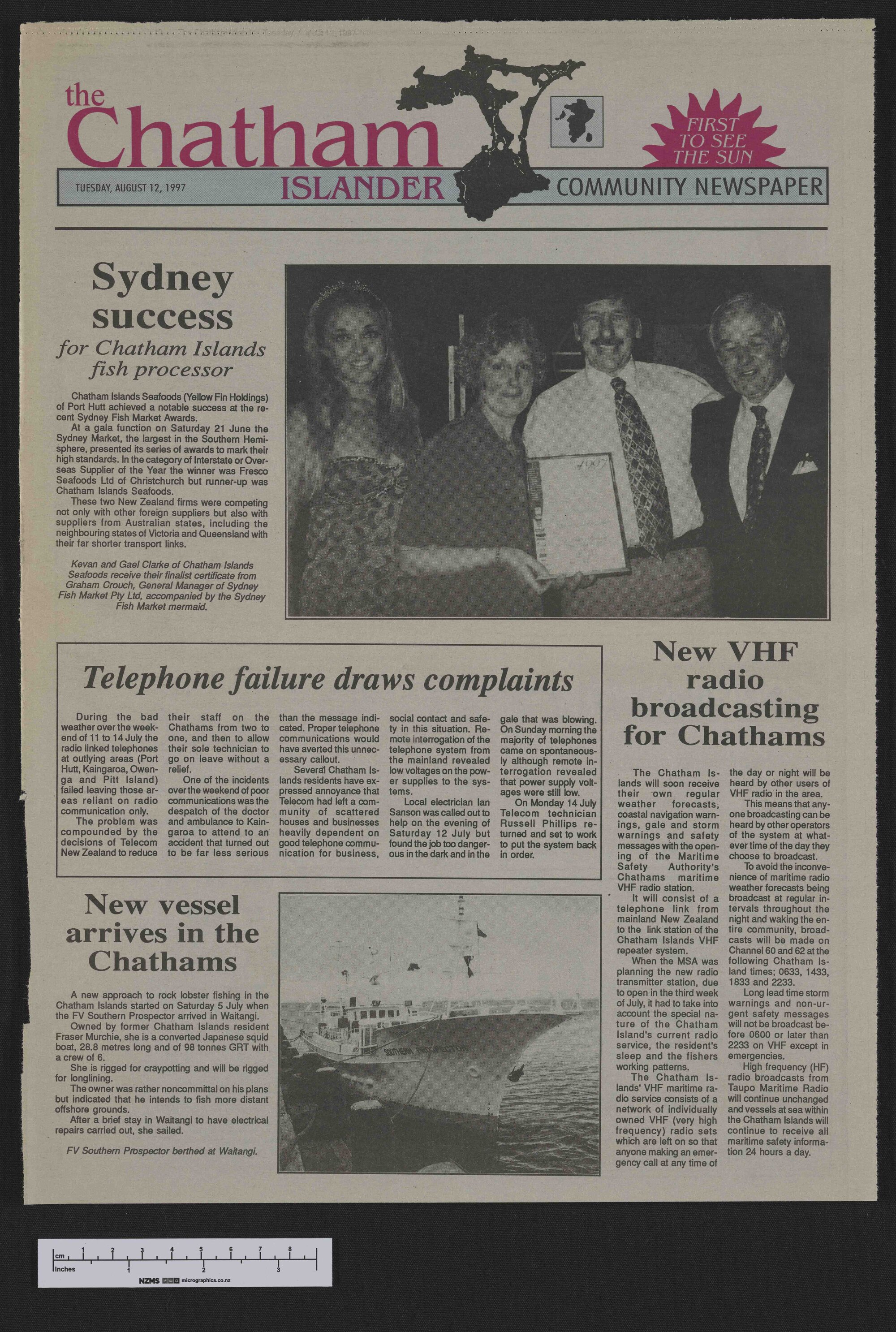 1997-08-12 Chatham Islander