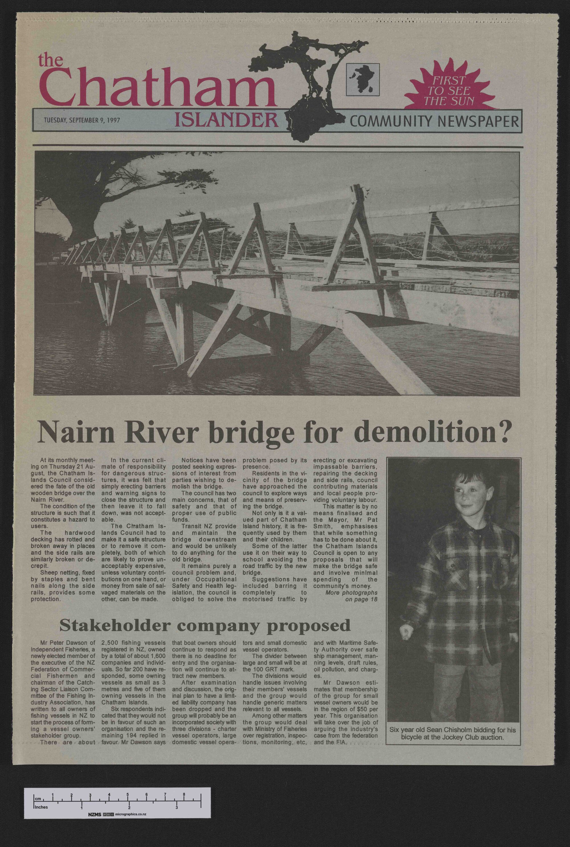 1997-09-09 Chatham Islander