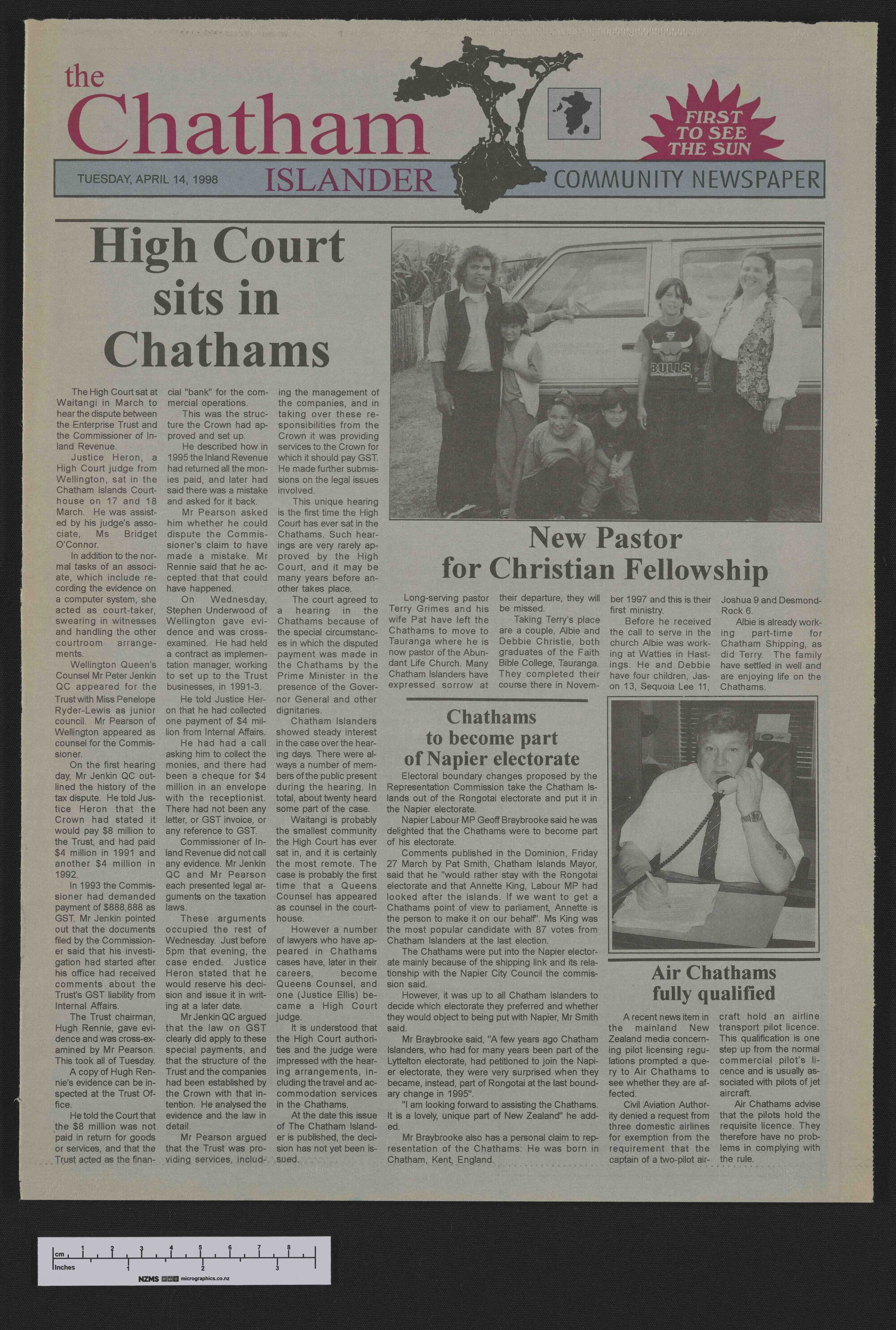 1998-04-14 Chatham Islander