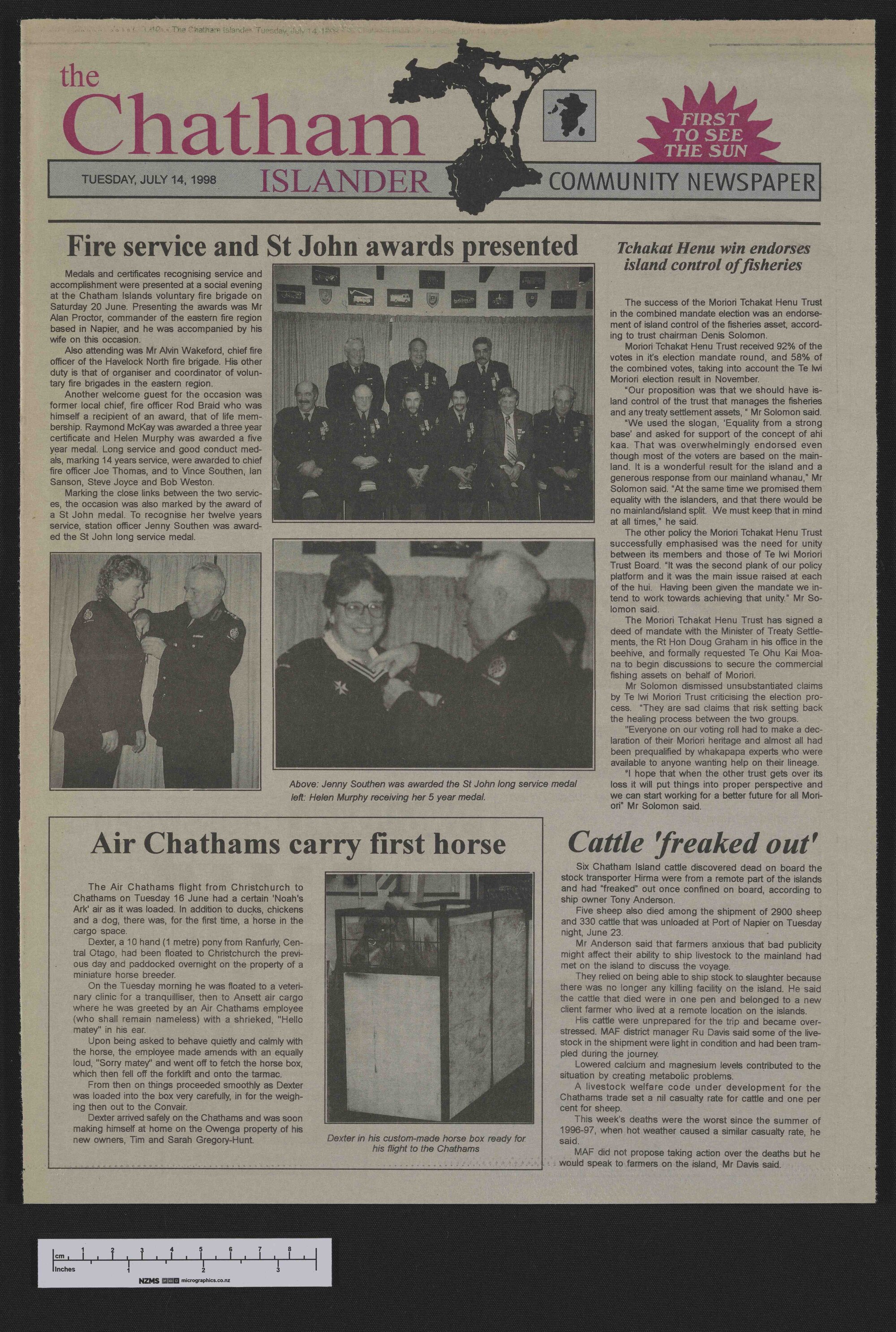 1998-07-14 Chatham Islander