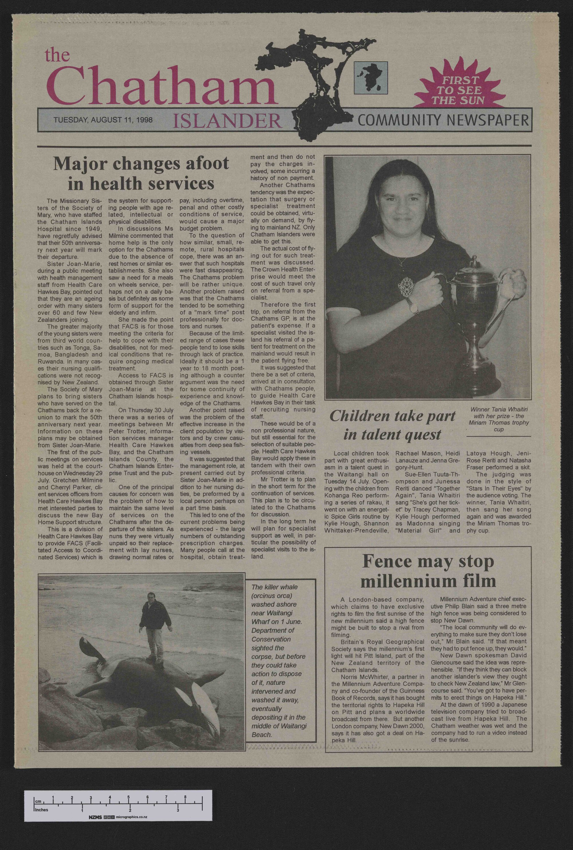 1998-08-11 Chatham Islander
