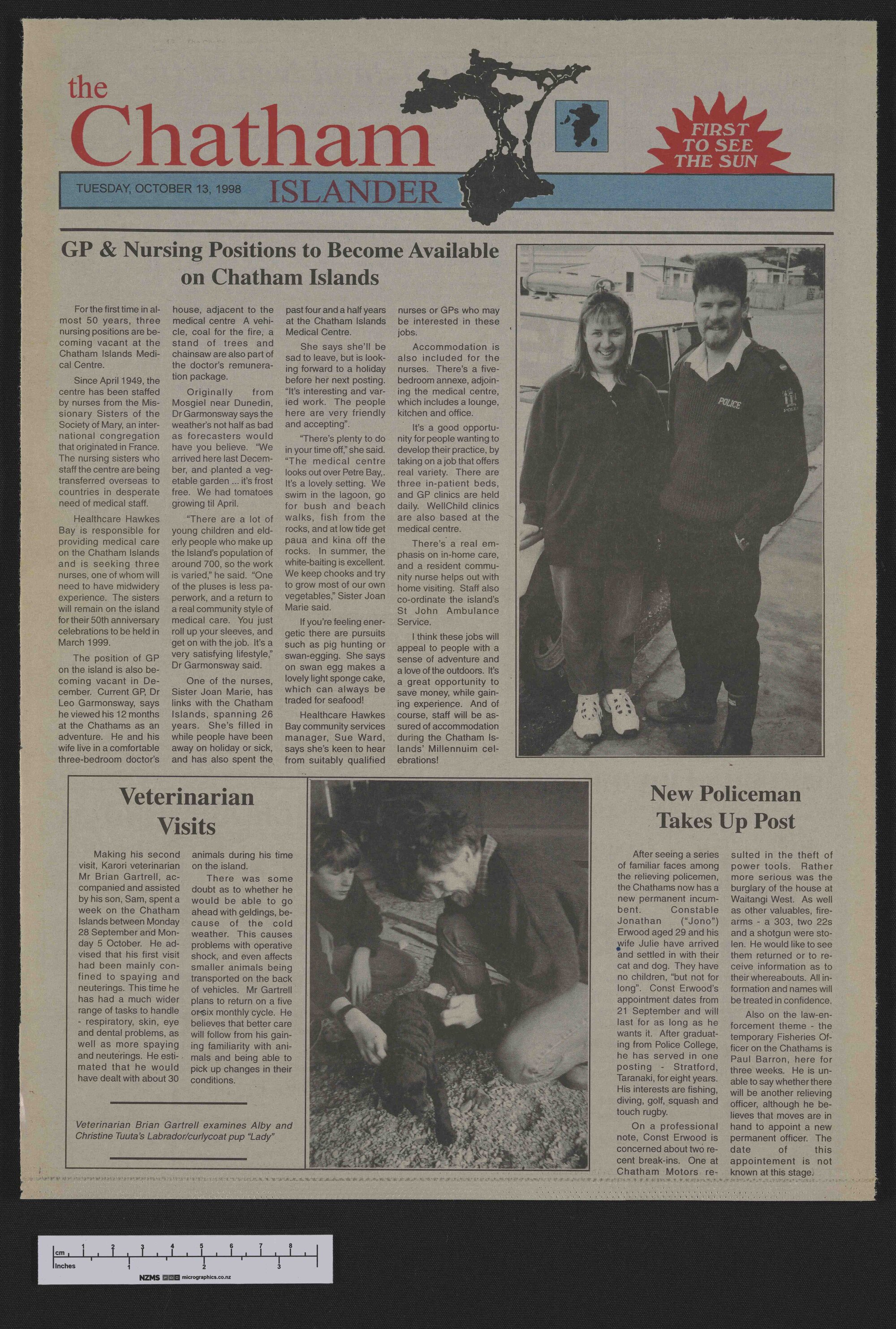 1998-10-13 Chatham Islander