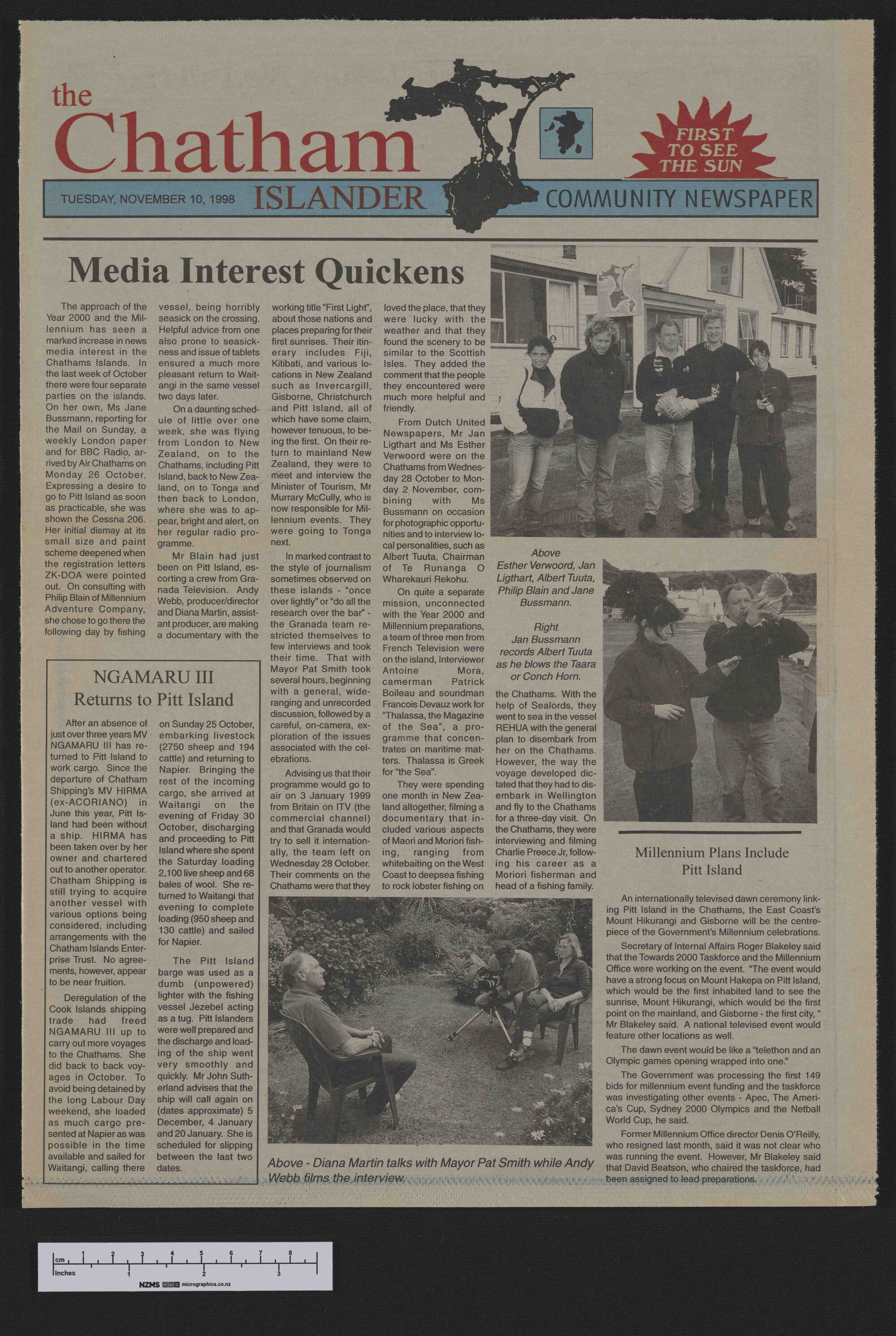 1998-11-10 Chatham Islander