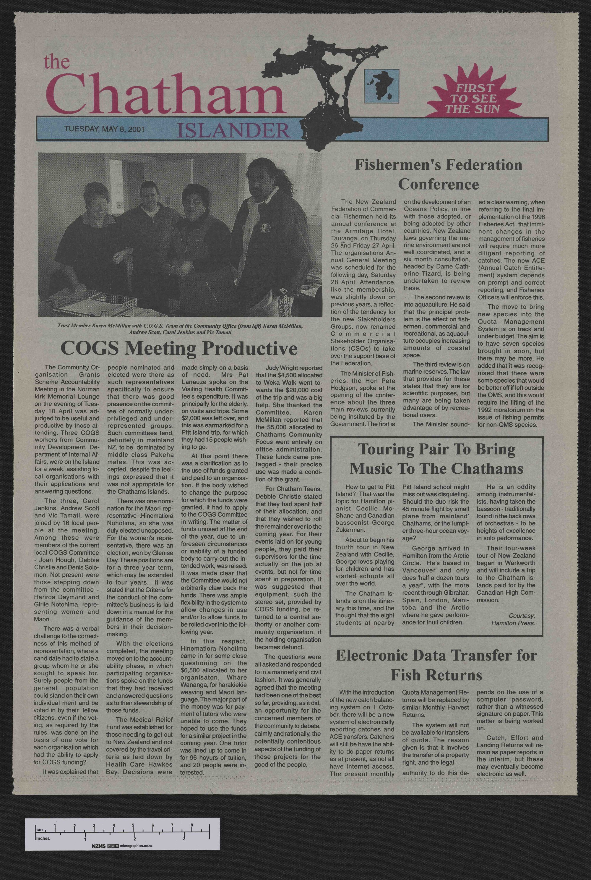 2001-05-08 Chatham Islander