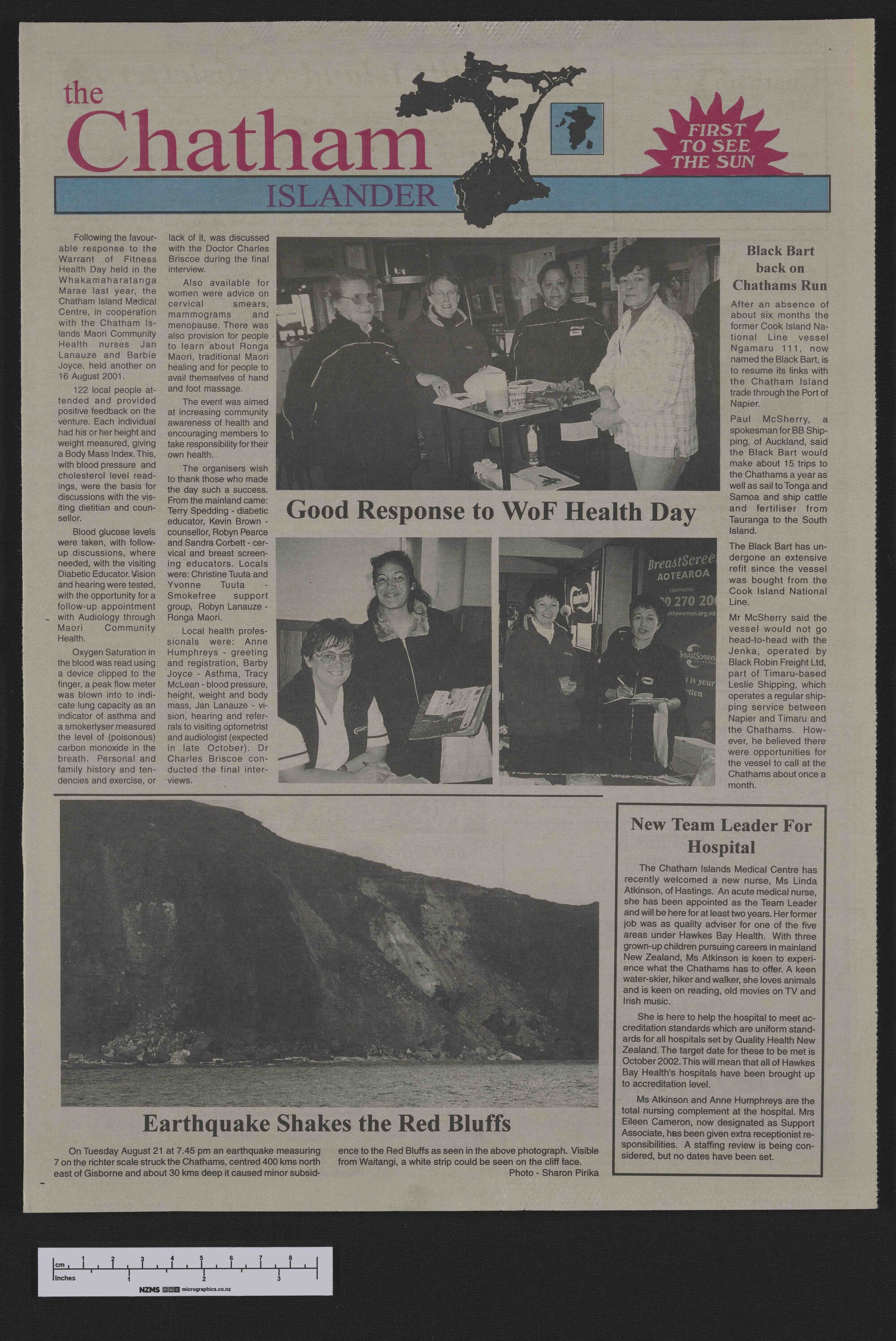 2001-09-11 Chatham Islander