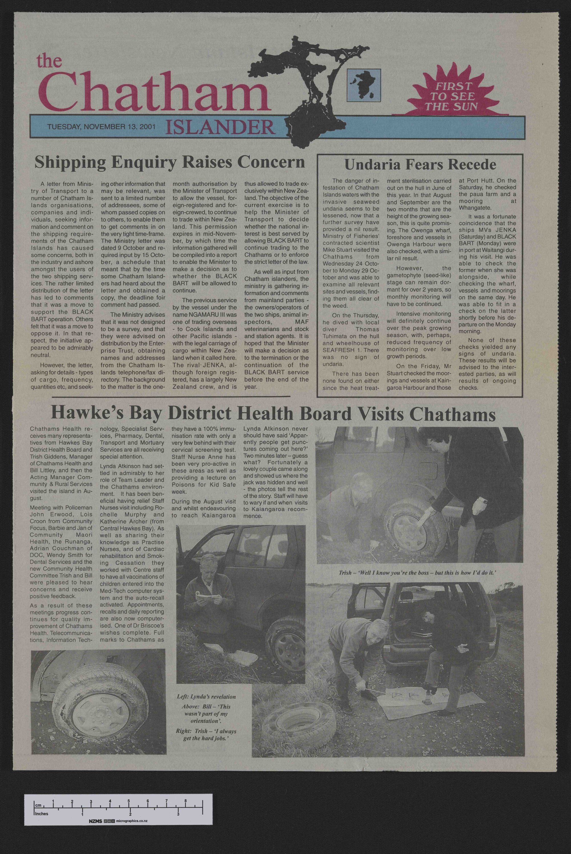 2001-11-13 Chatham Islander