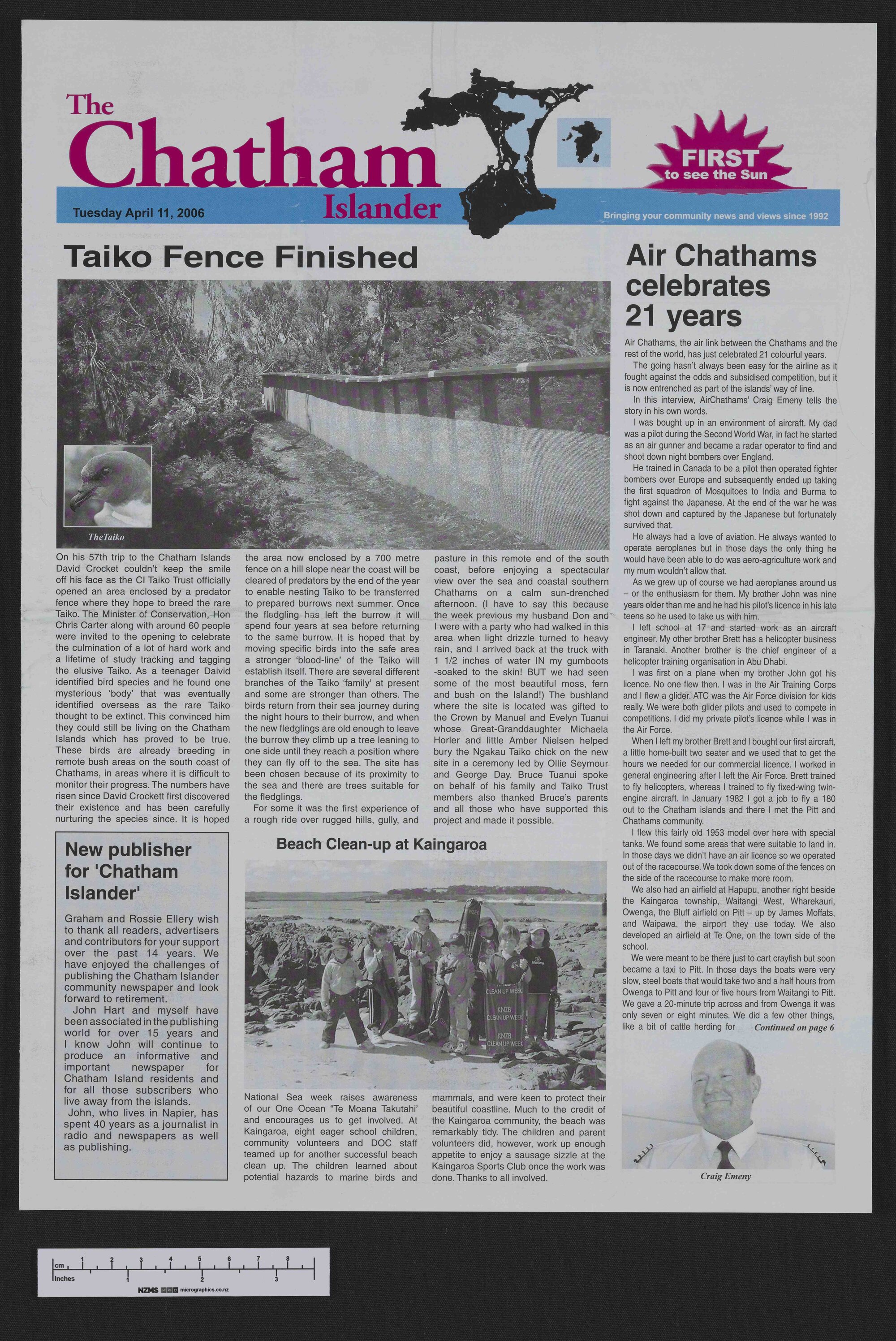 2006-04-11 Chatham Islander