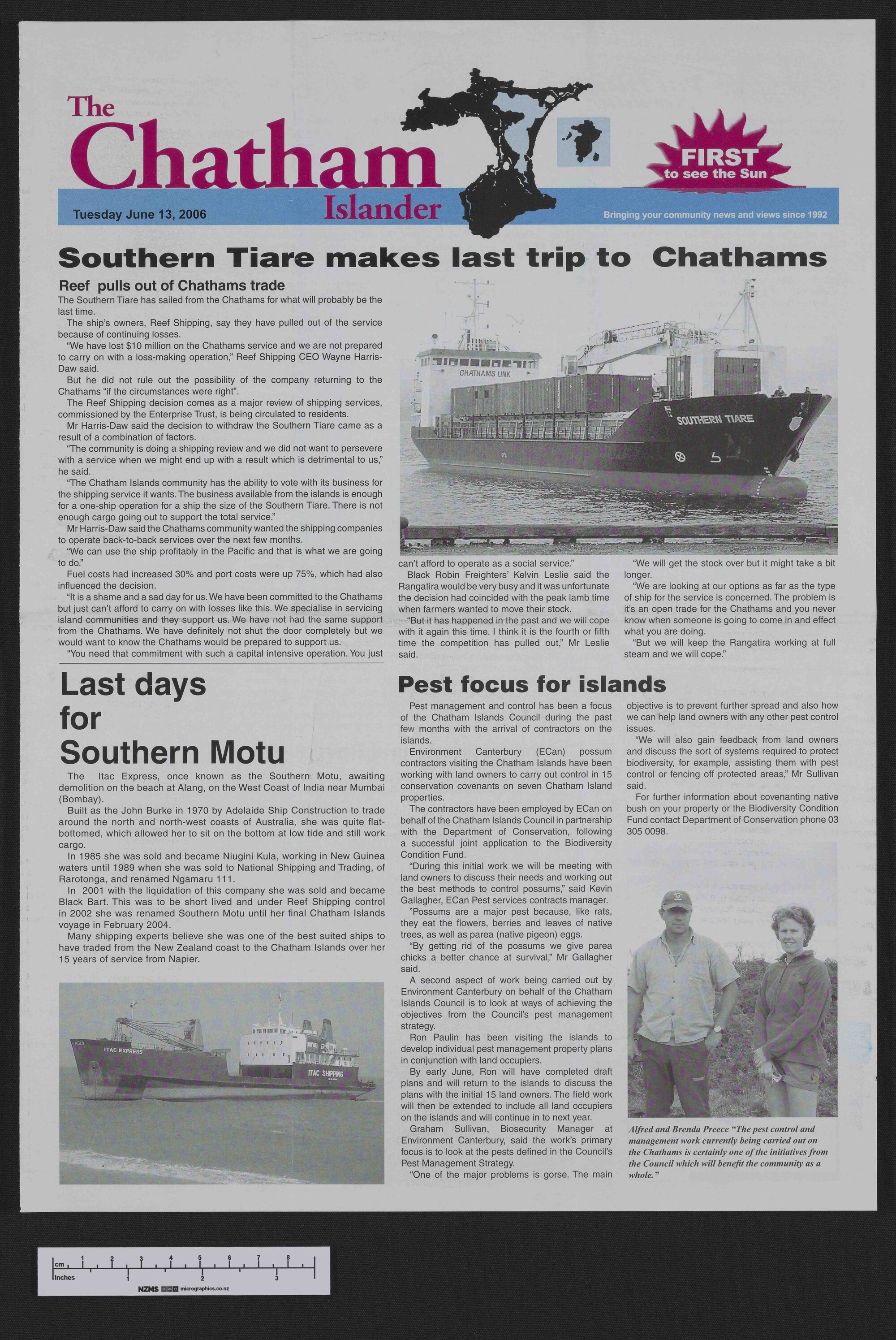 2006-06-13 Chatham Islander