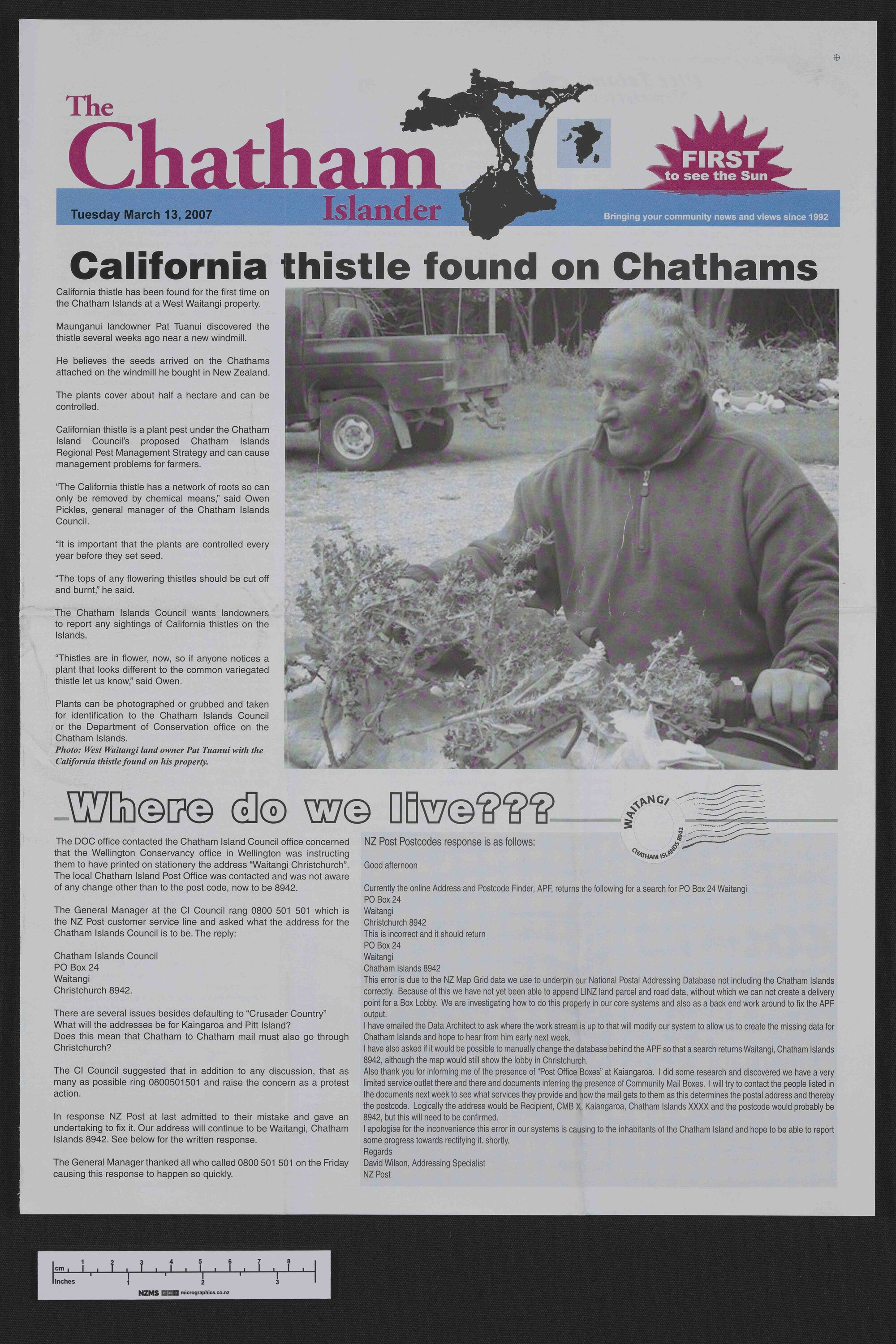 2007-03-13 Chatham Islander