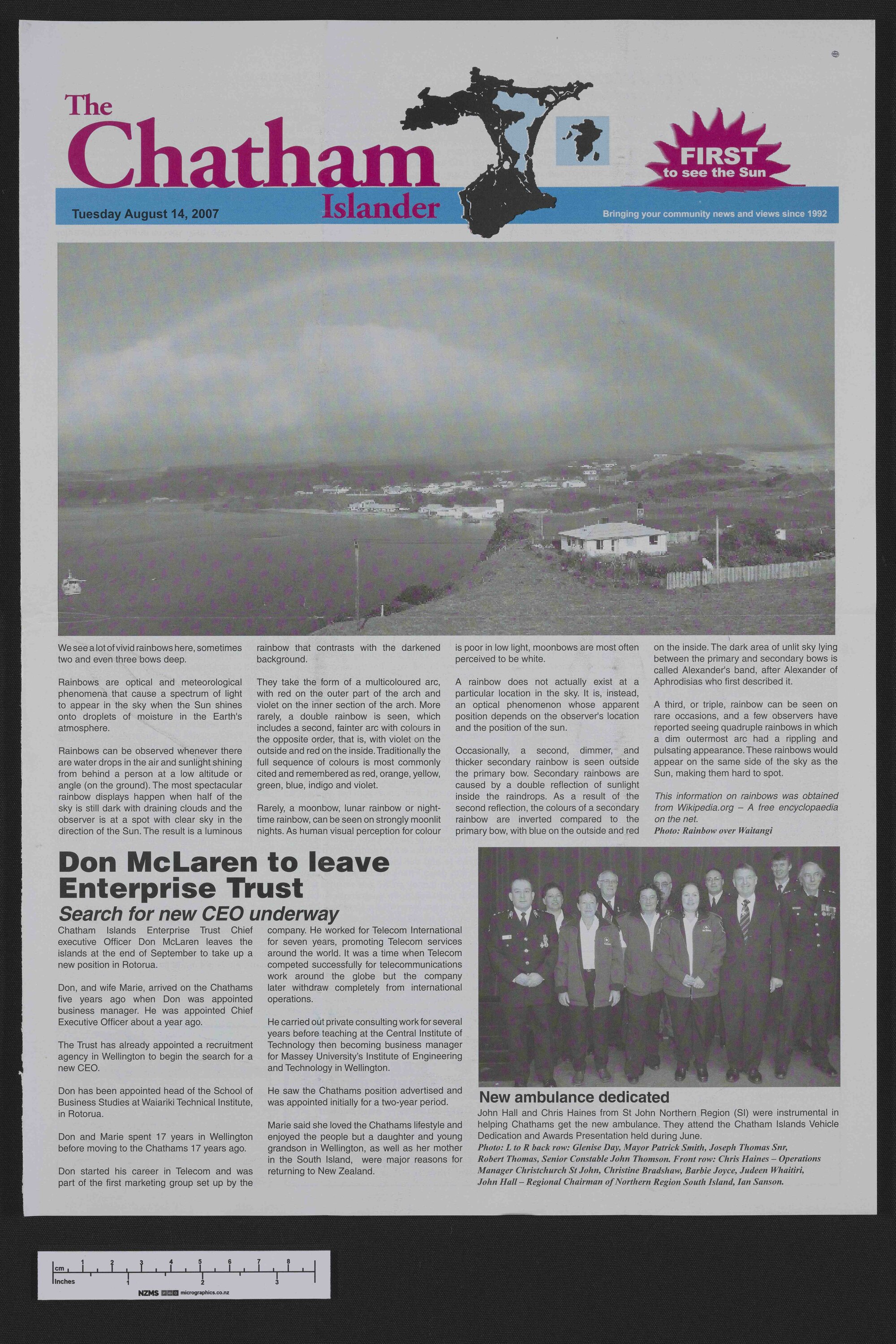 2007-08-14 Chatham Islander