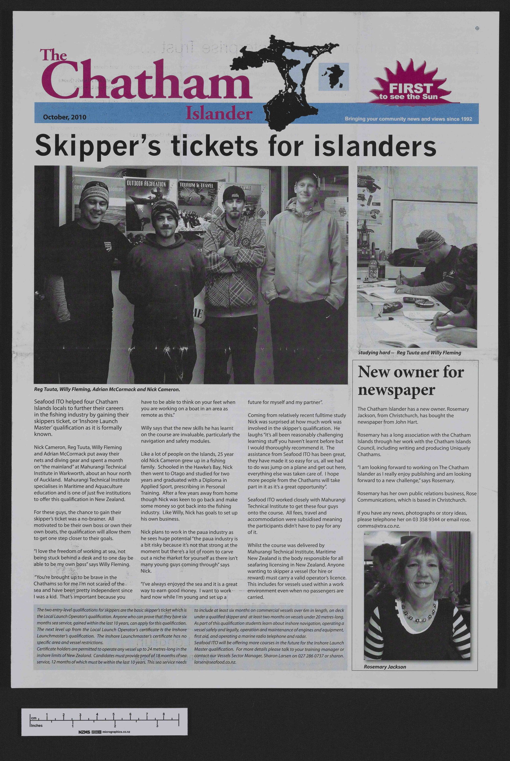 2010-10-01 Chatham Islander