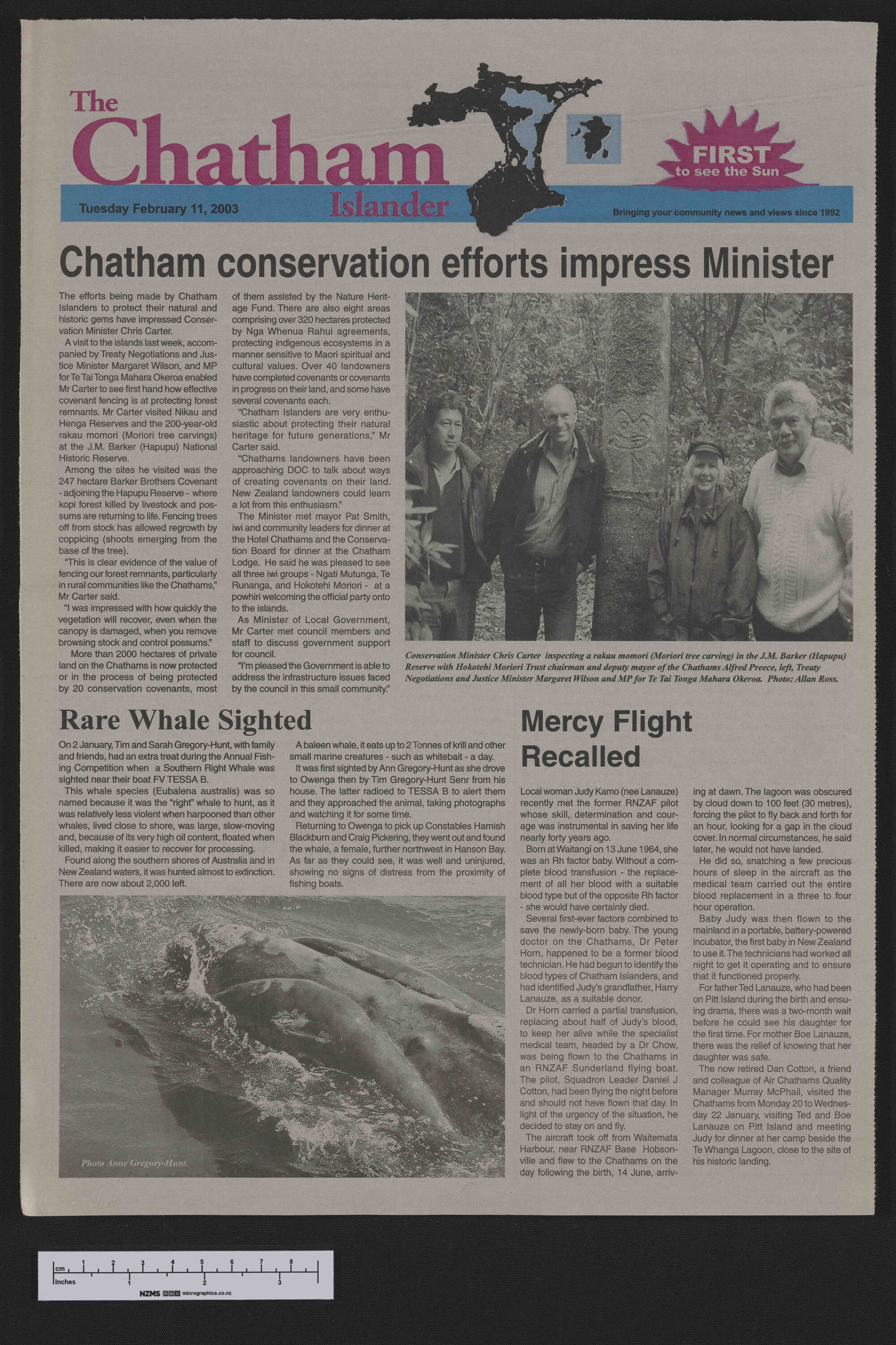 2003-02-11 Chatham Islander