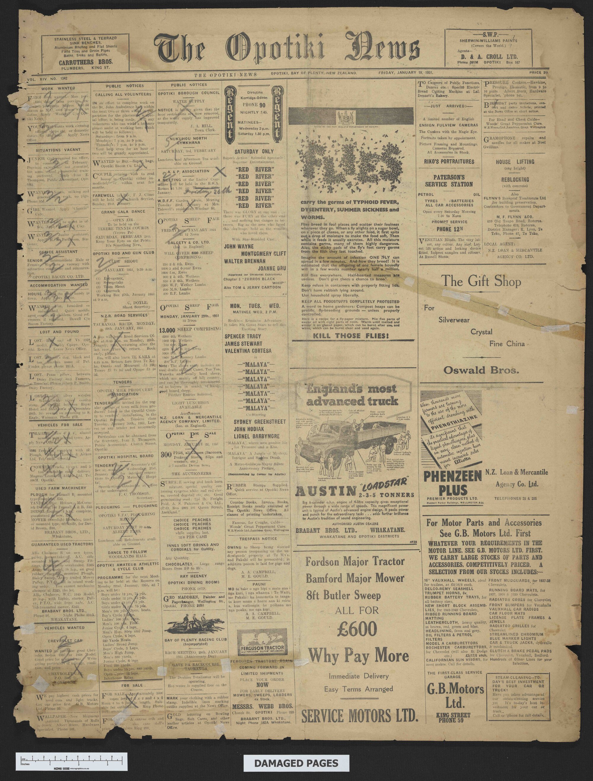 1951-01-19 Opotiki News