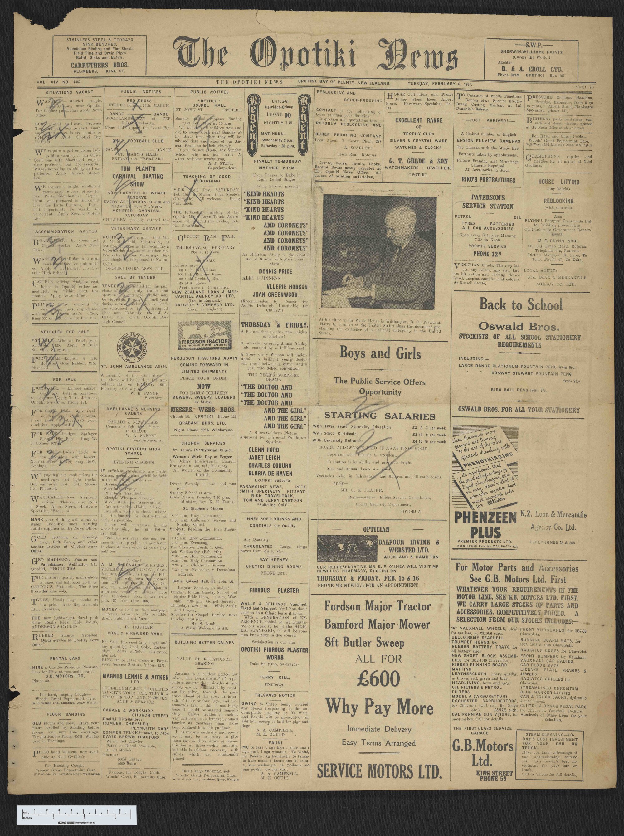 1951-02-06 Opotiki News