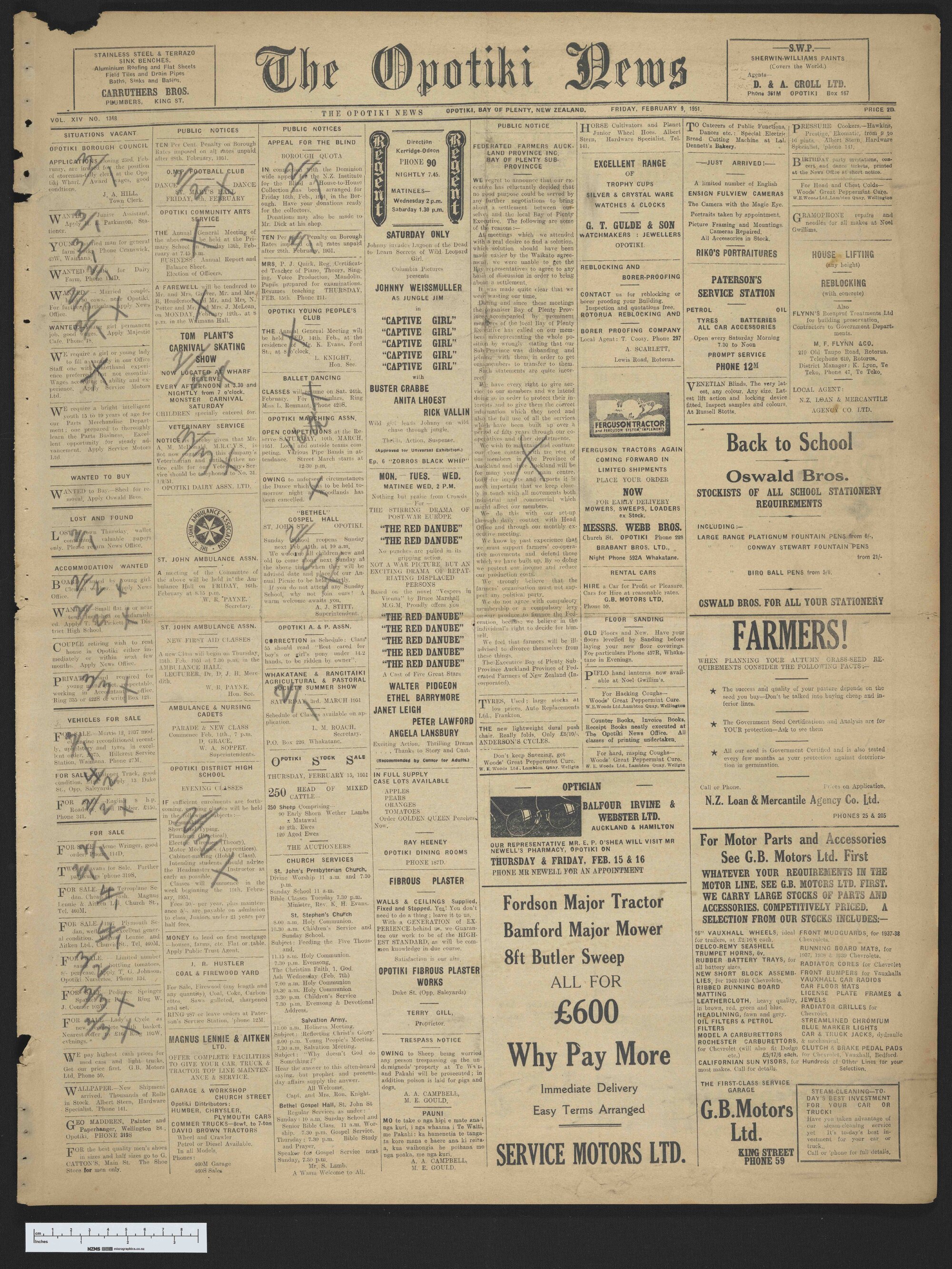 1951-02-09 Opotiki News