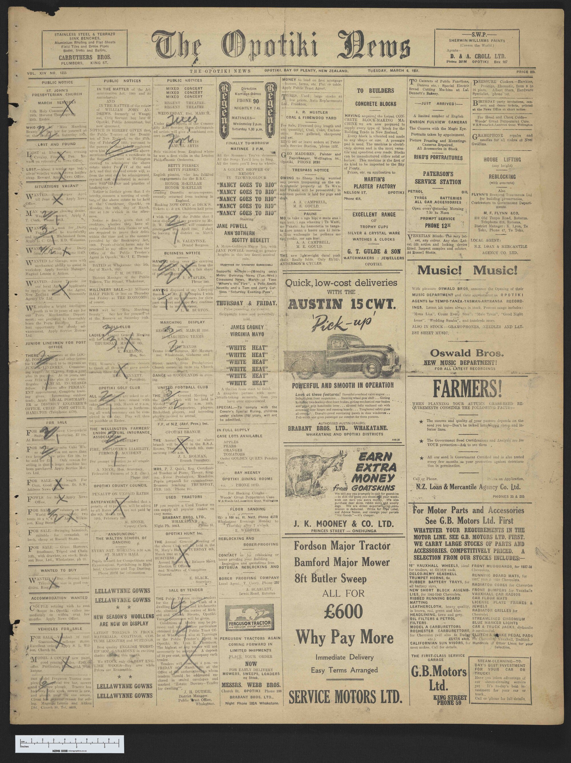 1951-03-06 Opotiki News