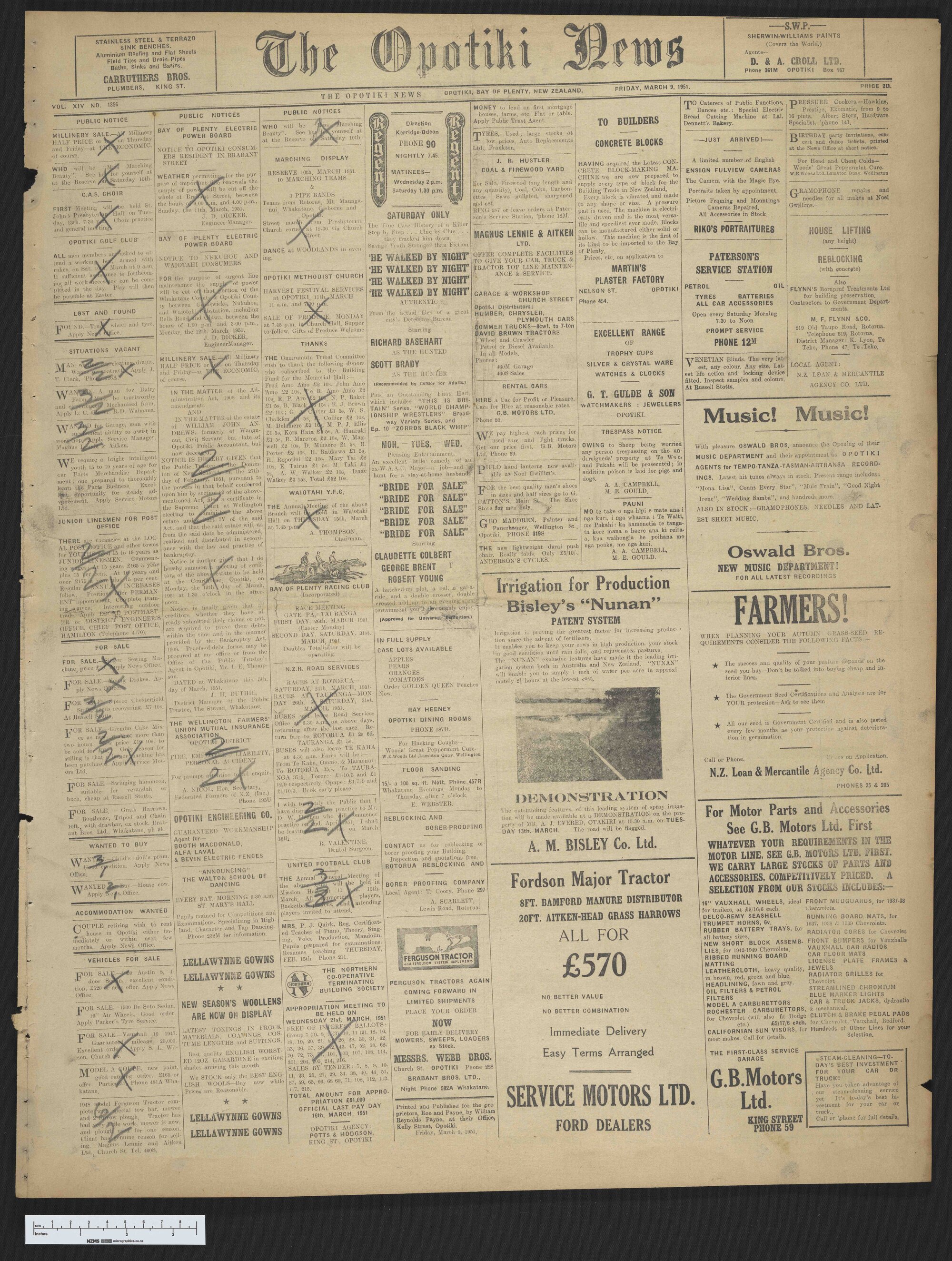1951-03-09 Opotiki News
