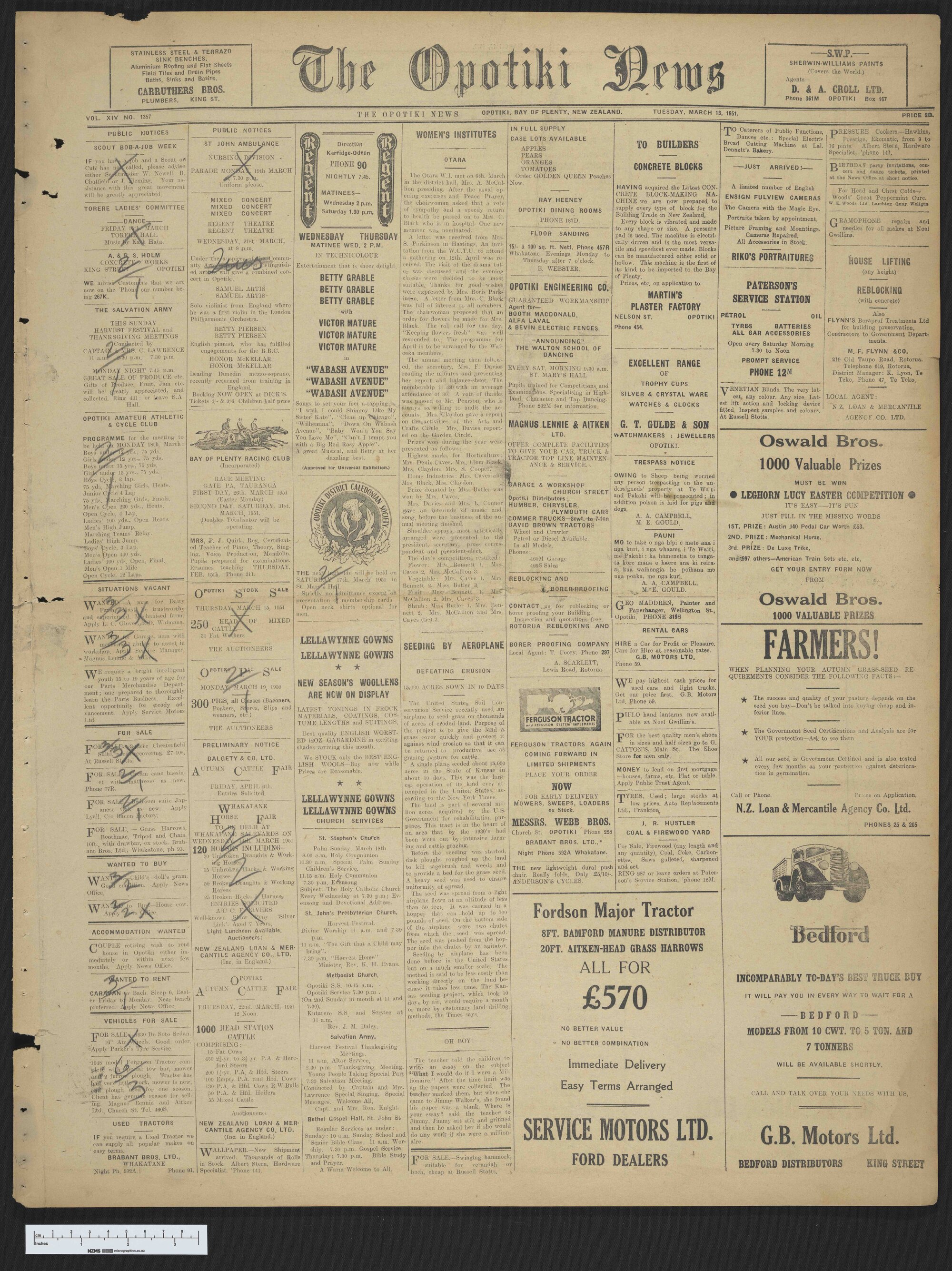 1951-03-13 Opotiki News