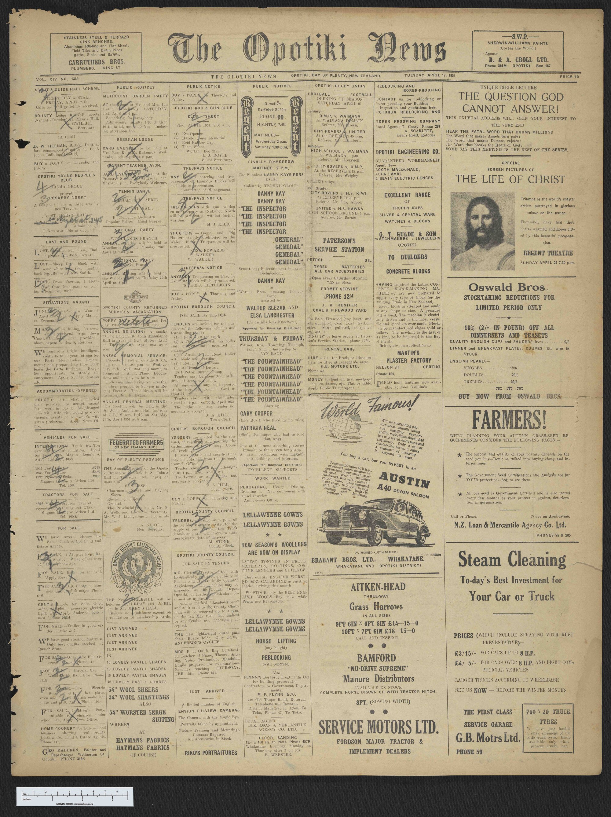 1951-04-17 Opotiki News