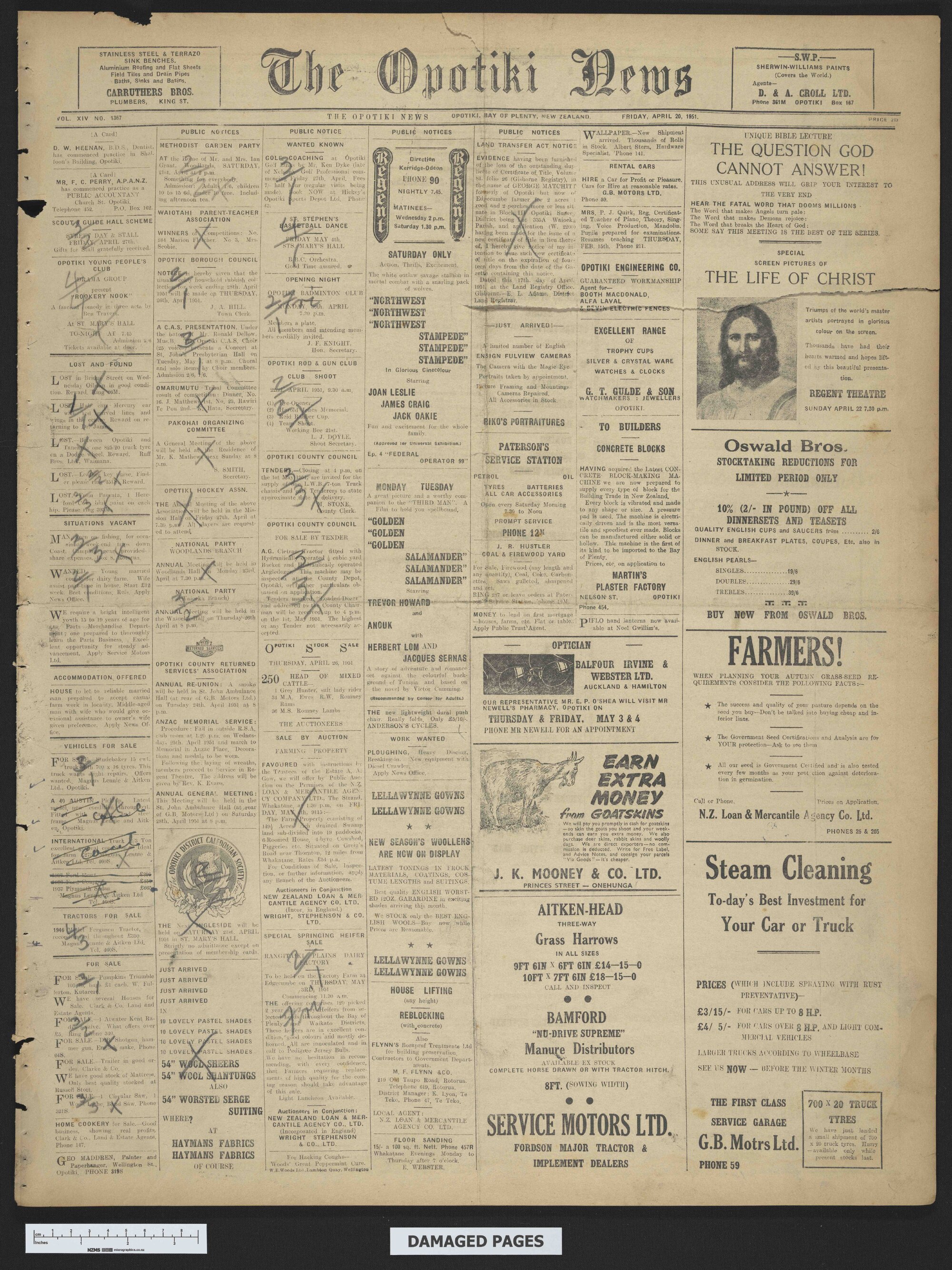 1951-04-20 Opotiki News