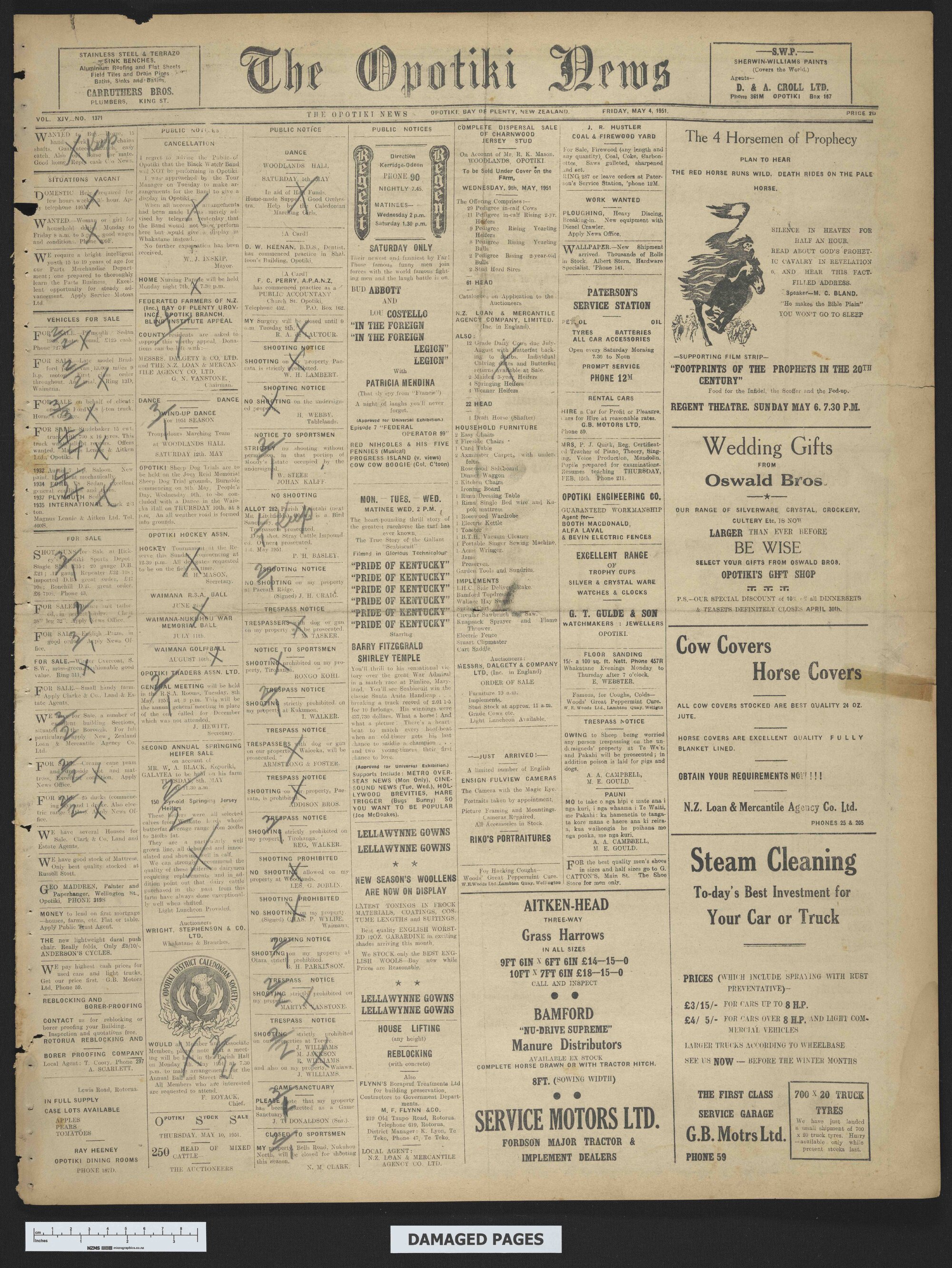 1951-05-04 Opotiki News