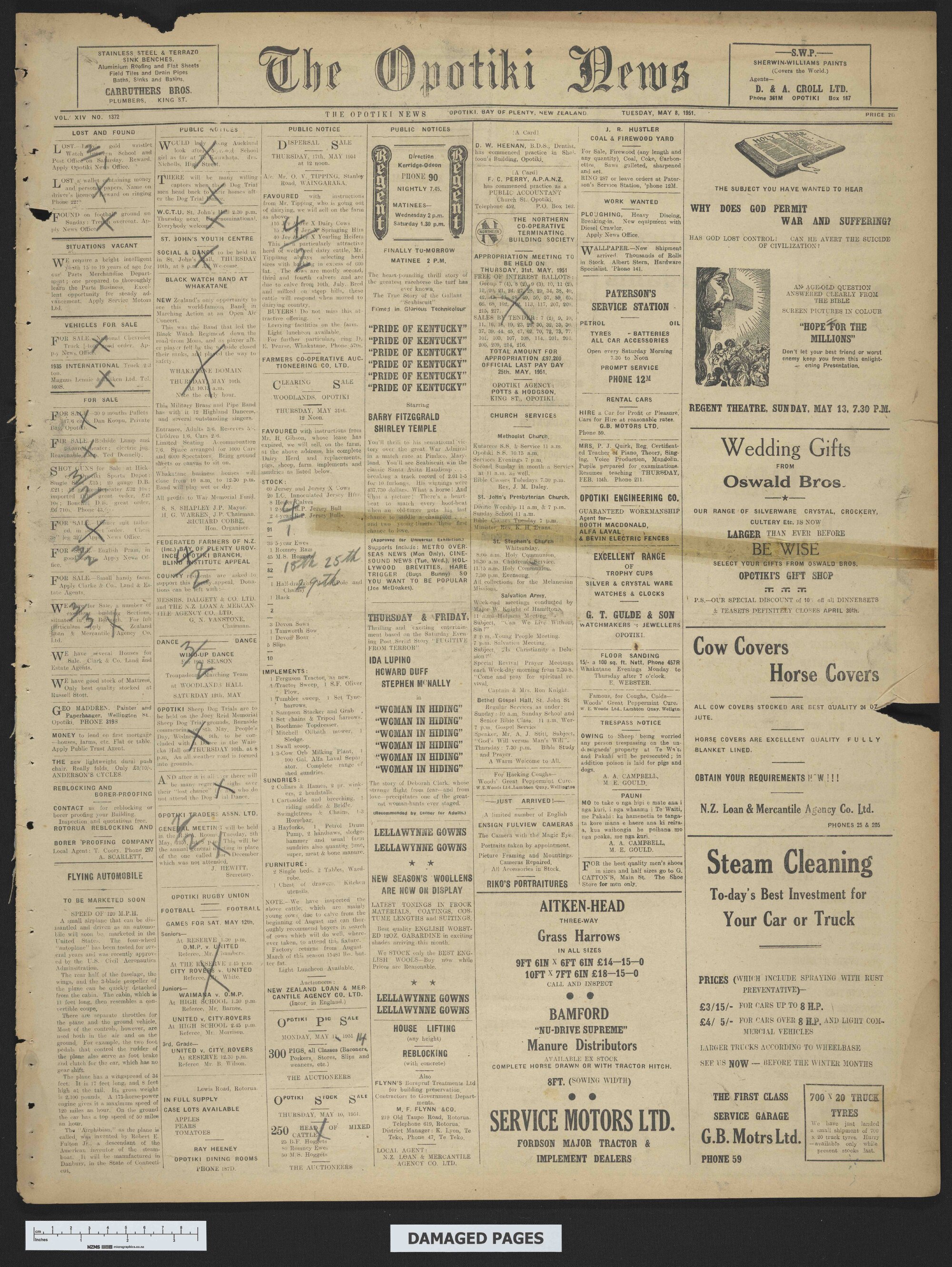 1951-05-08 Opotiki News