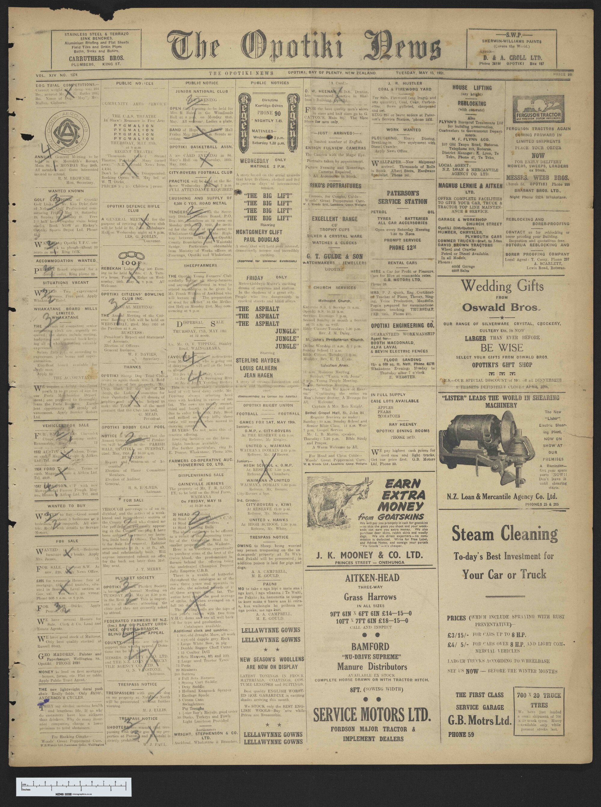 1951-05-15 Opotiki News