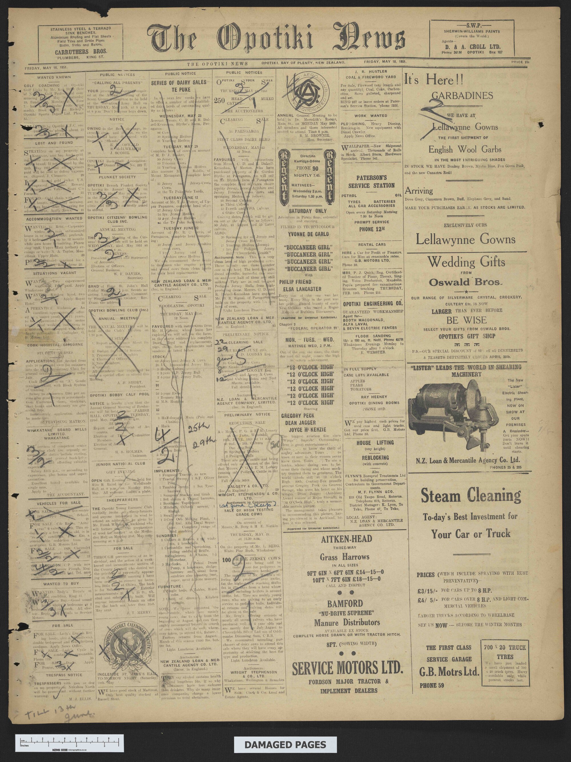 1951-05-18 Opotiki News