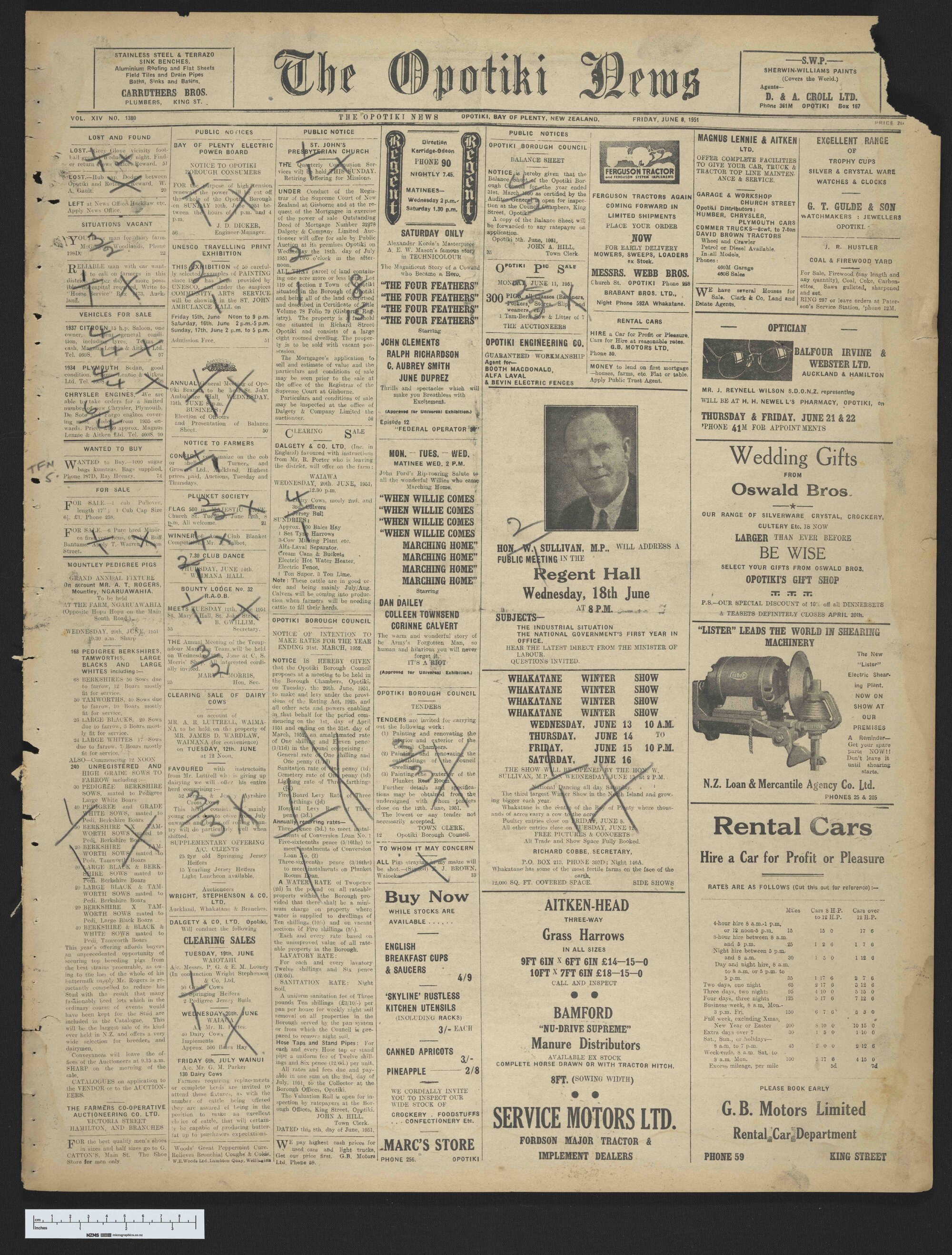 1951-06-08 Opotiki News