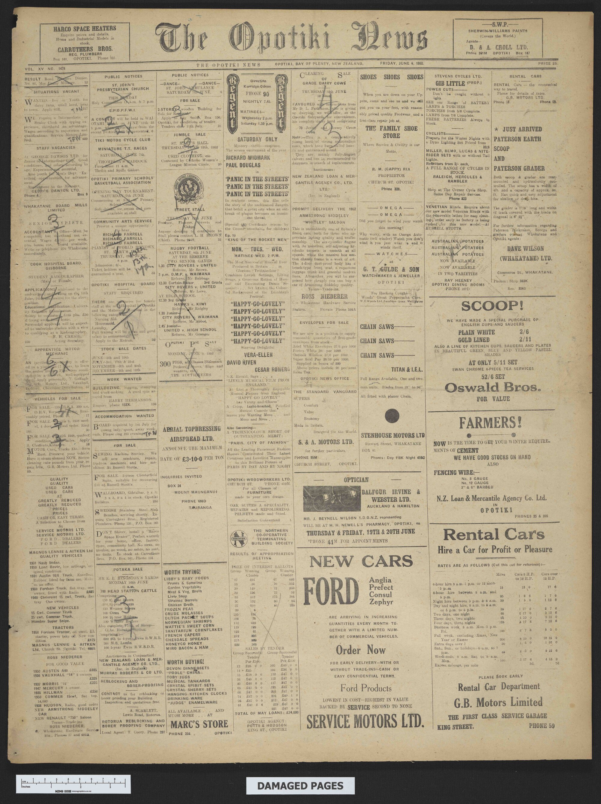 1952-06-06 Opotiki News