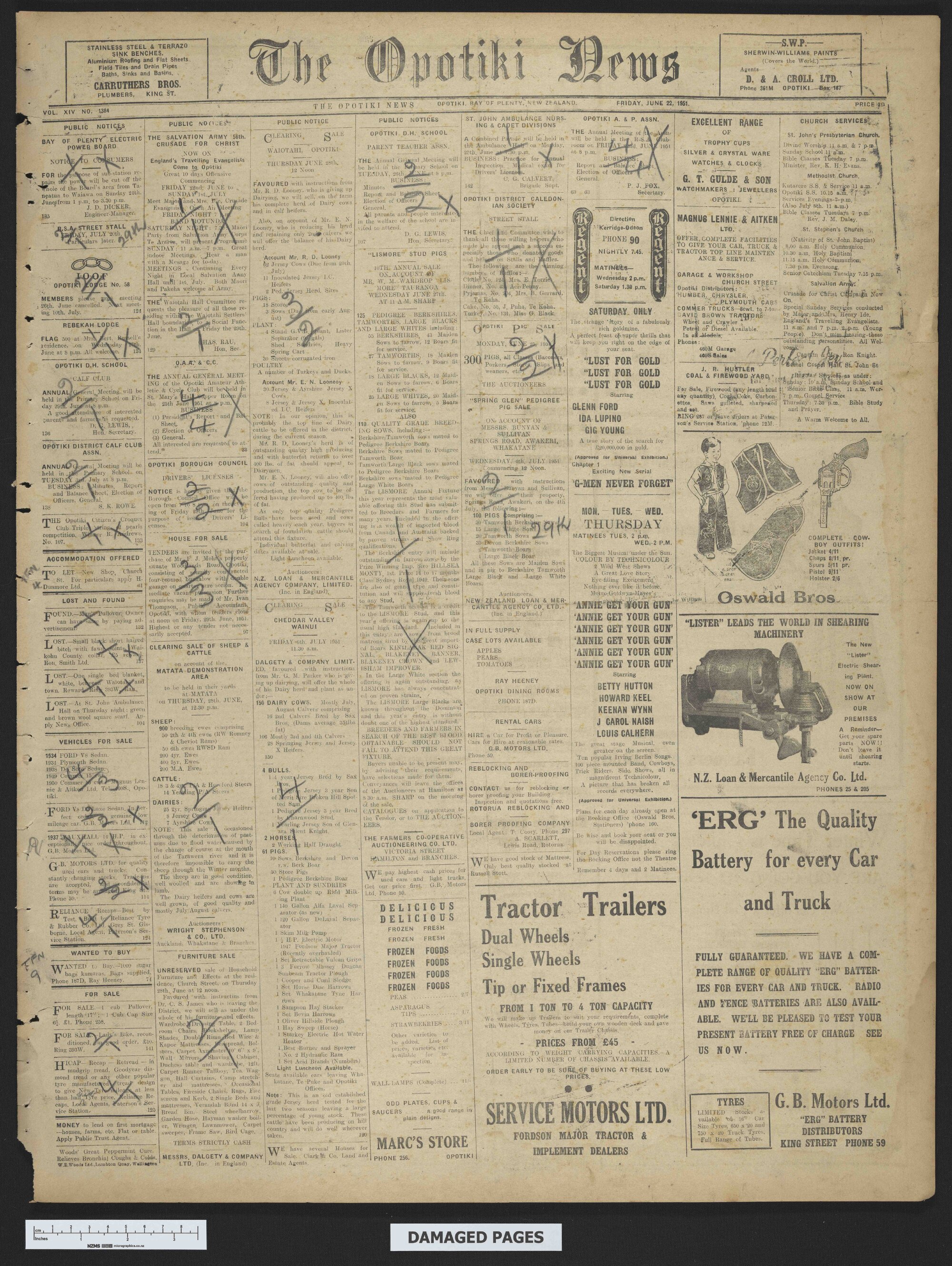 1951-06-22 Opotiki News