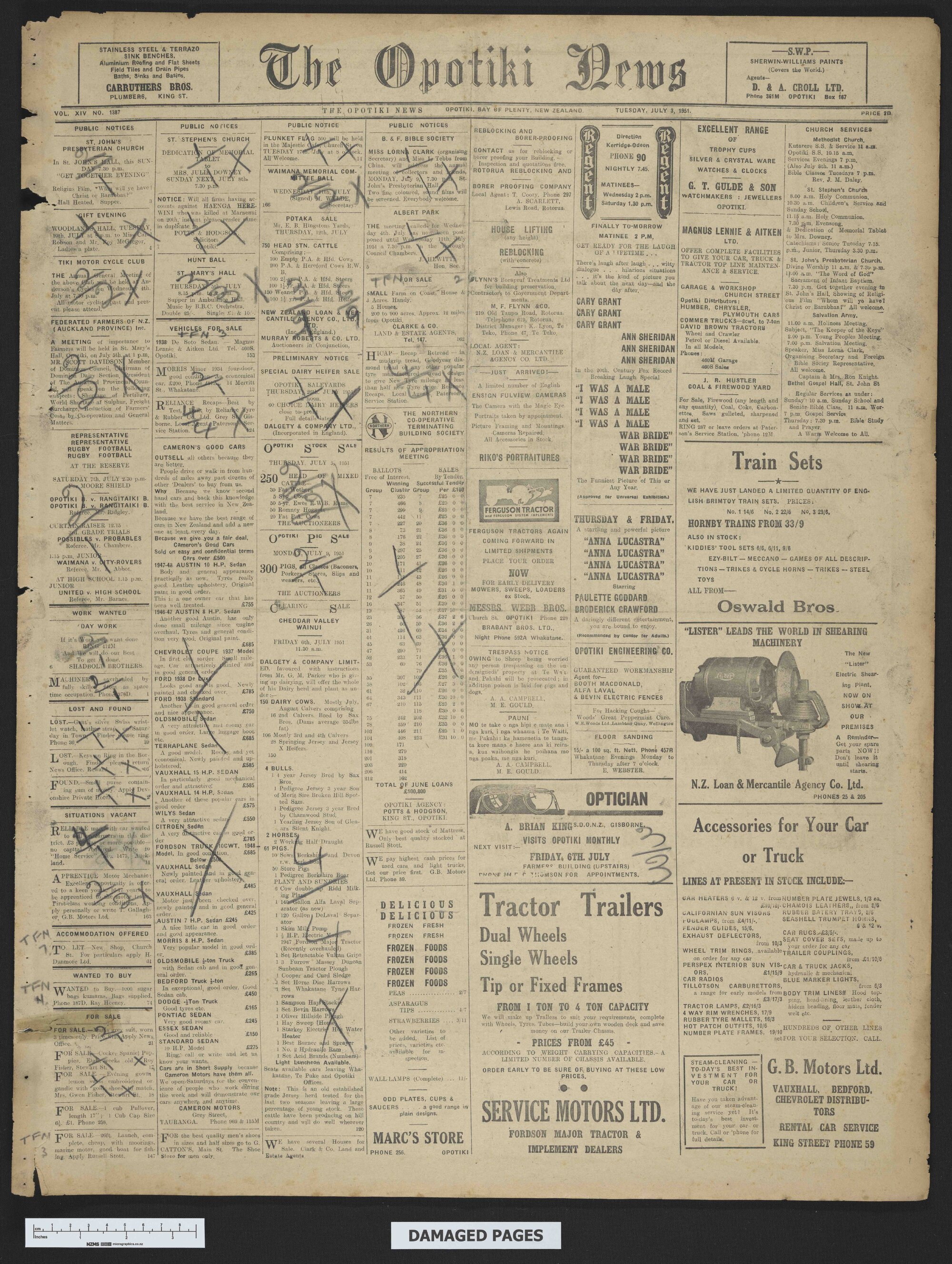 1951-07-03 Opotiki News
