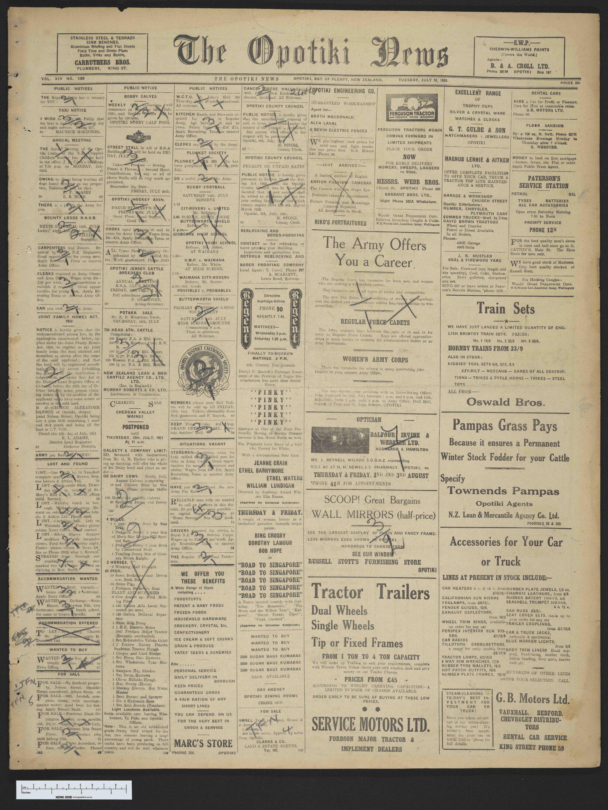 1951-07-10 Opotiki News
