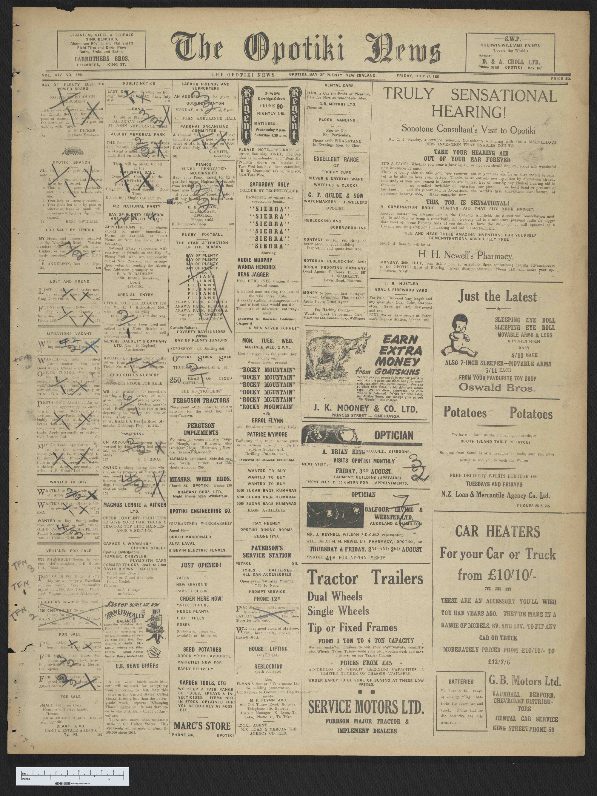 1951-07-27 Opotiki News