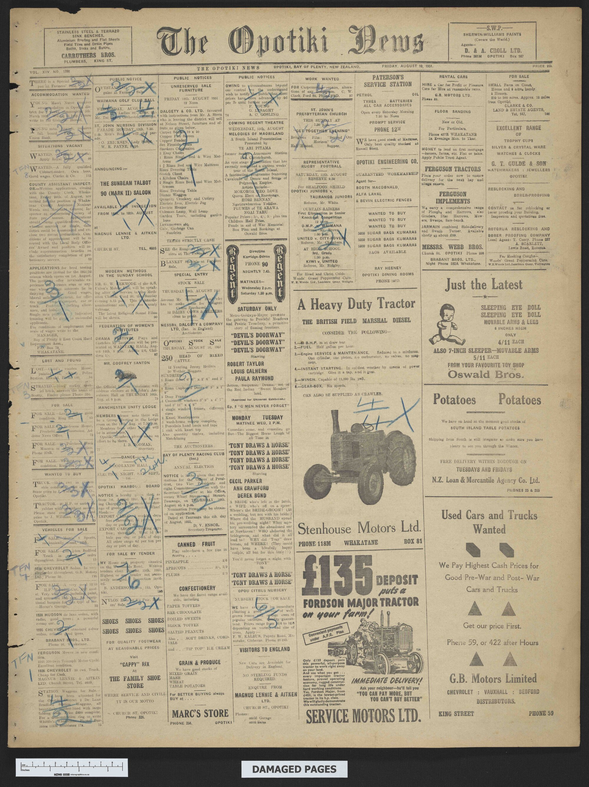 1951-08-10 Opotiki News