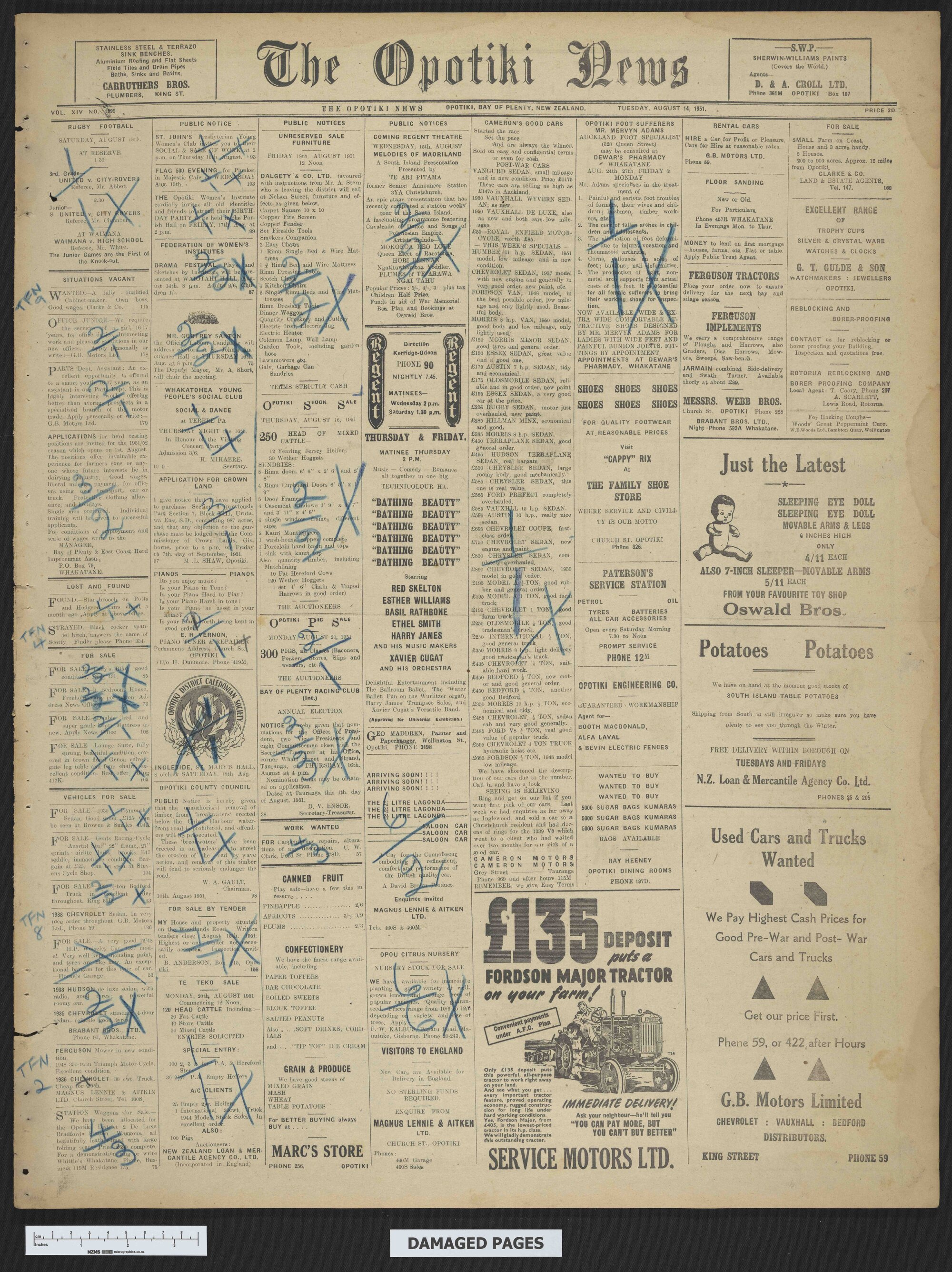 1951-08-14 Opotiki News