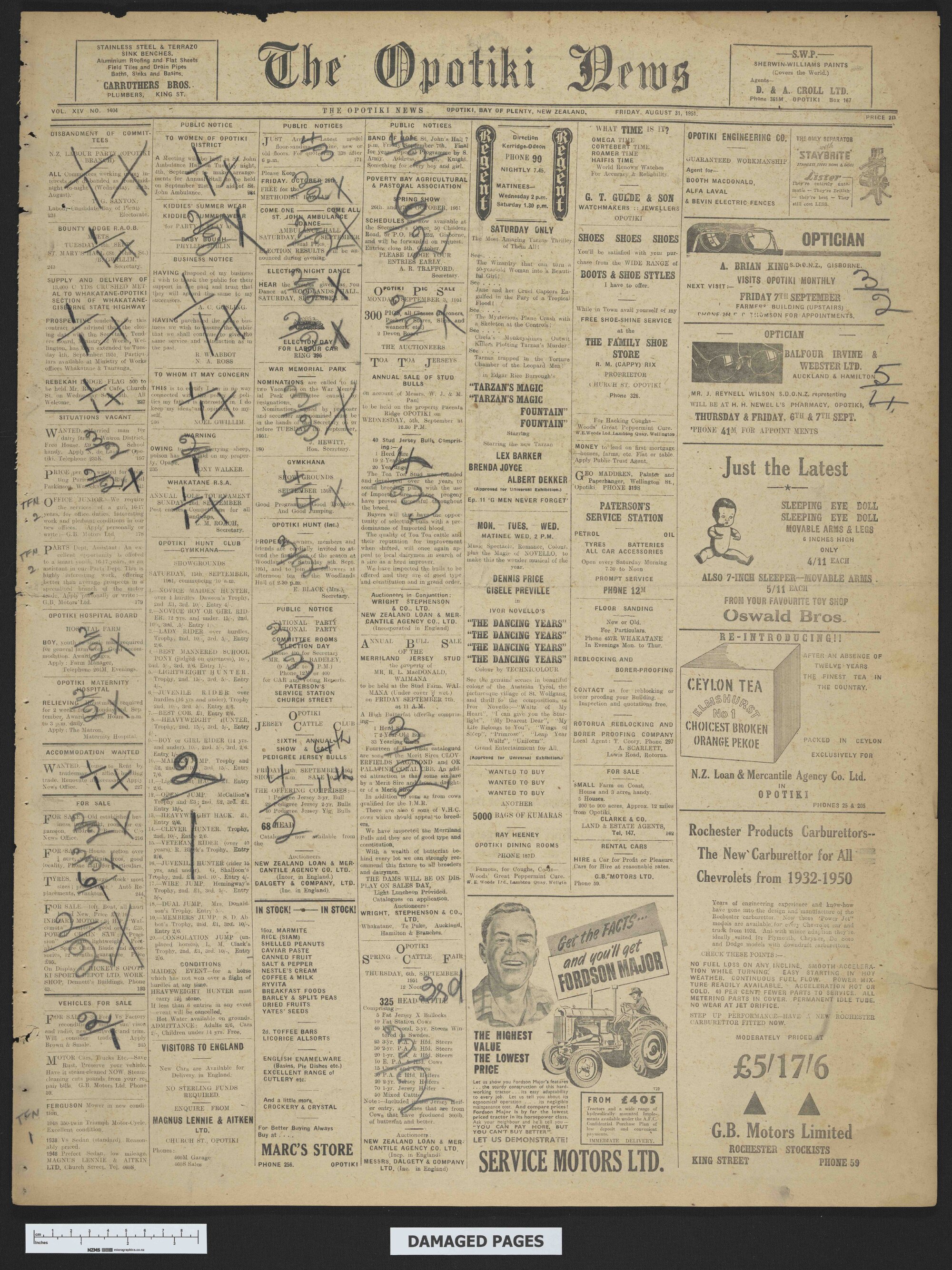1951-08-31 Opotiki News