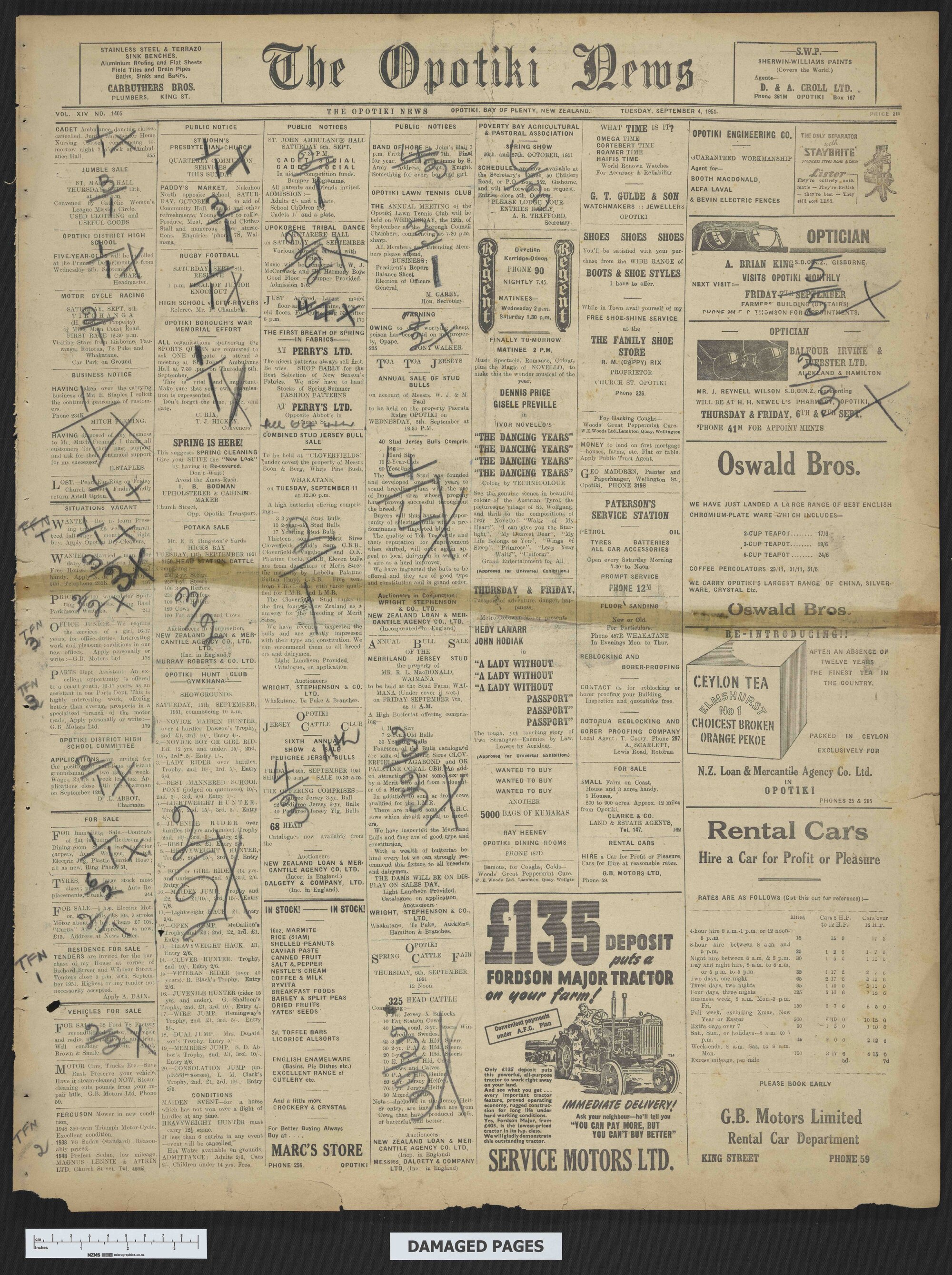 1951-09-04 Opotiki News