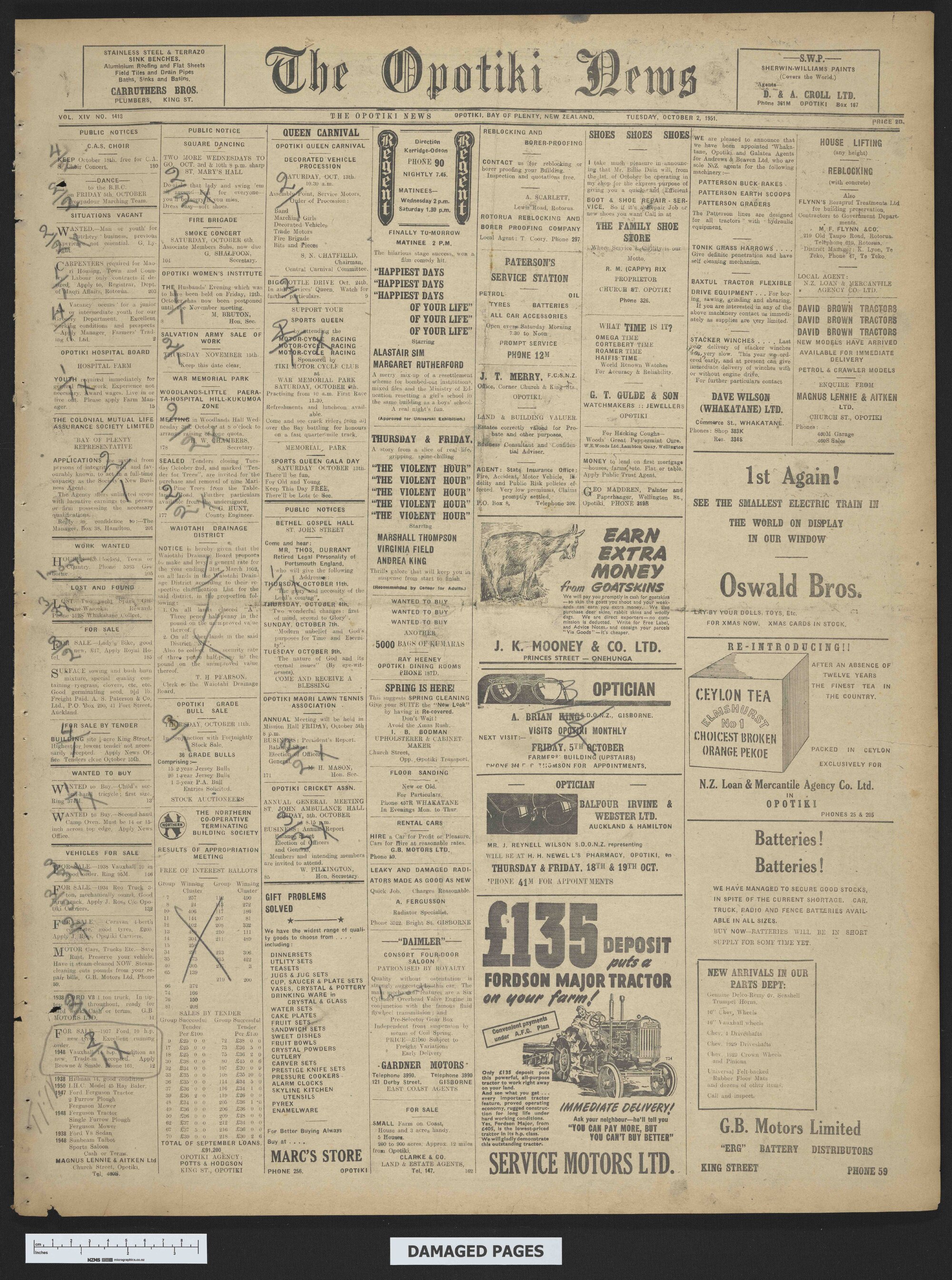 1951-10-02 Opotiki News