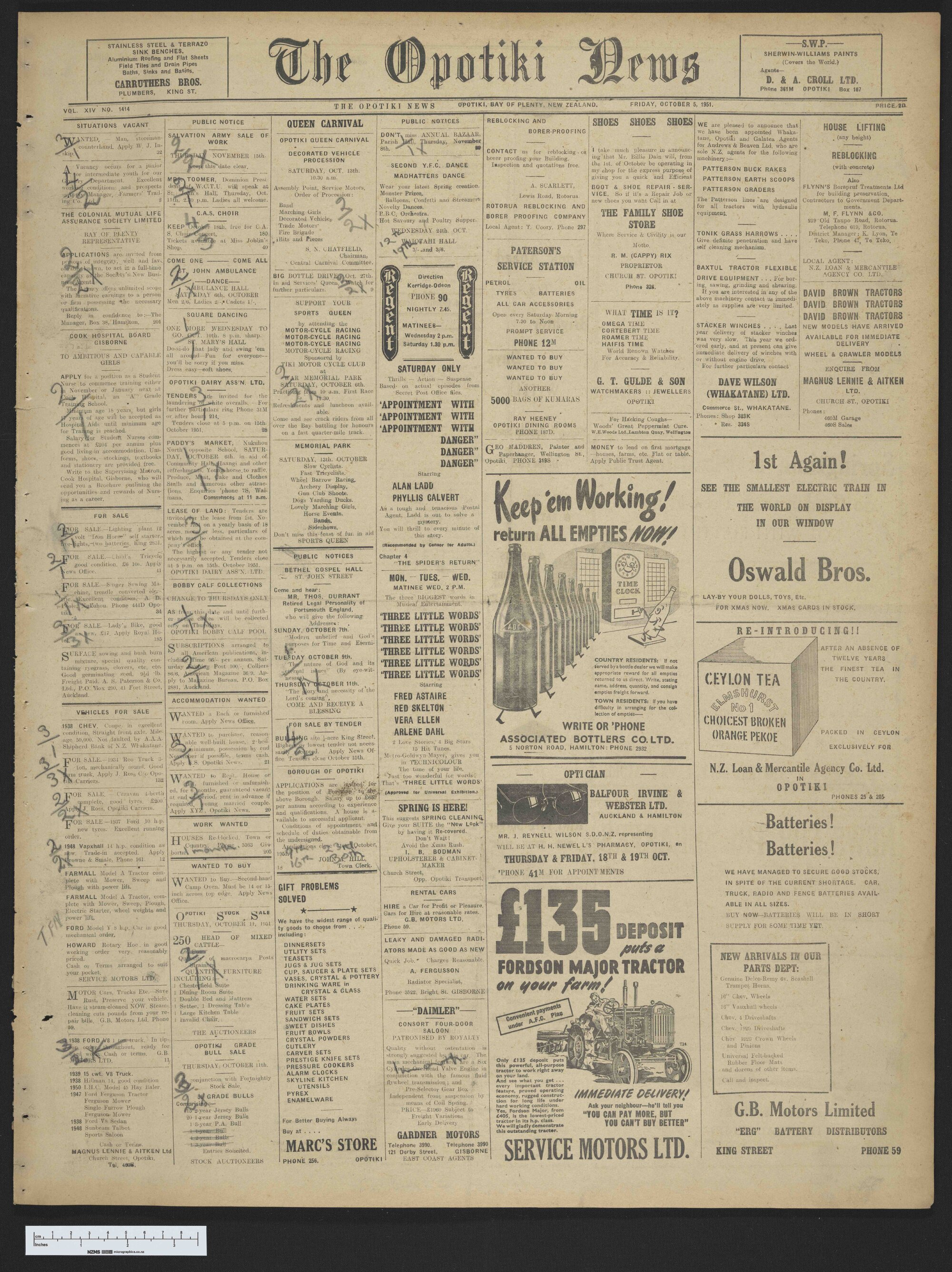 1951-10-05 Opotiki News