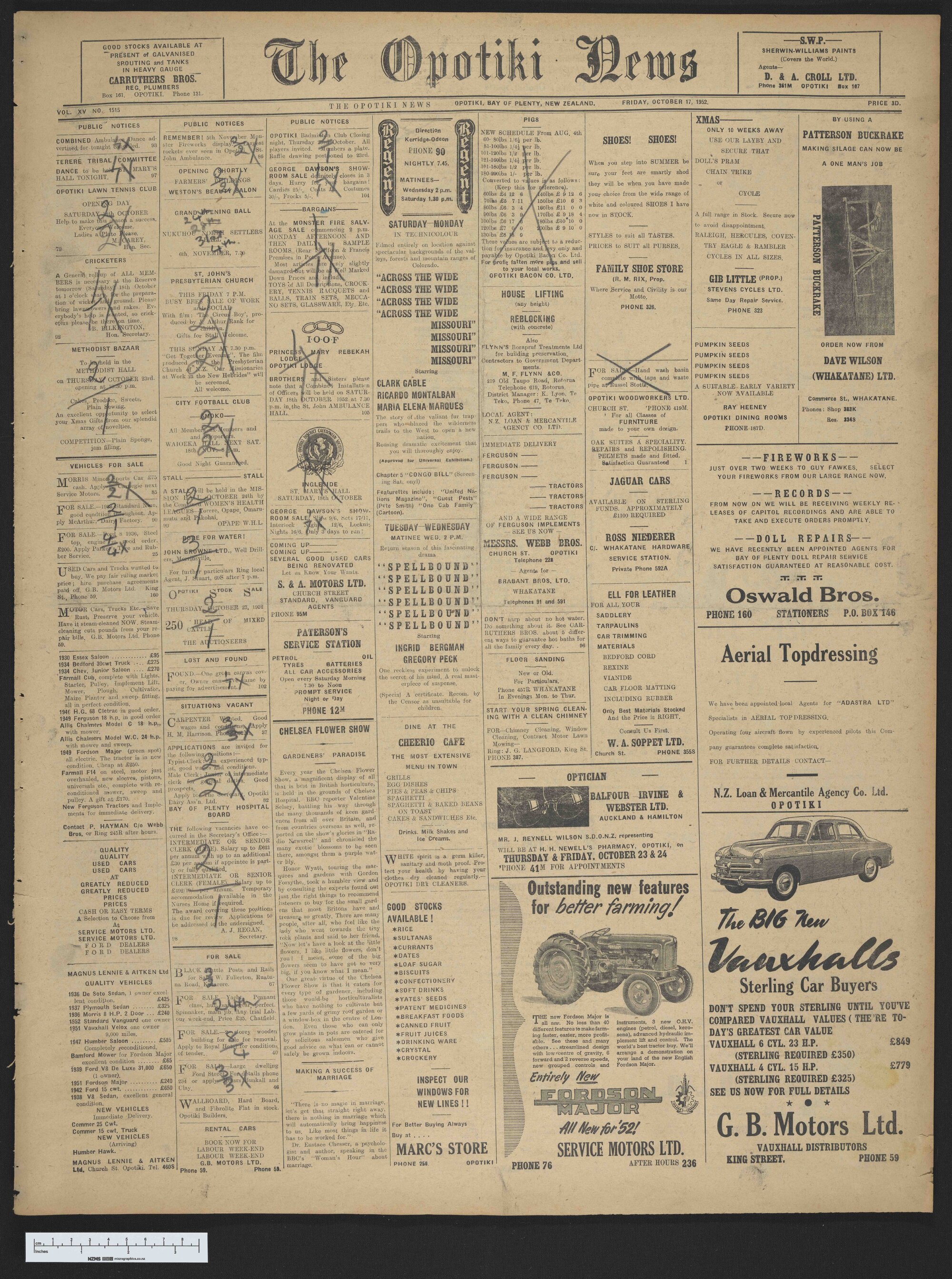 1952-10-17 Opotiki News