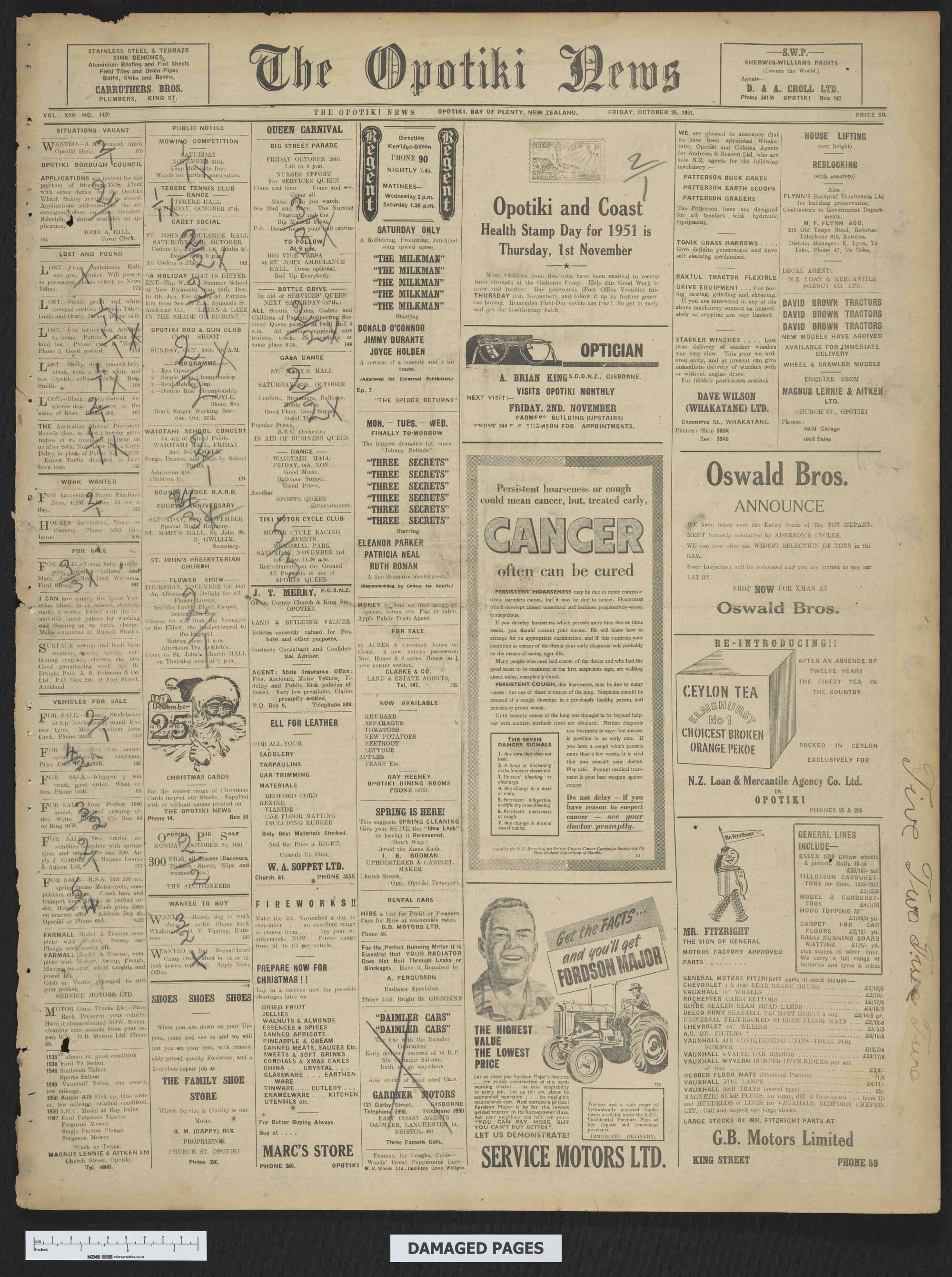 1951-10-26 Opotiki News