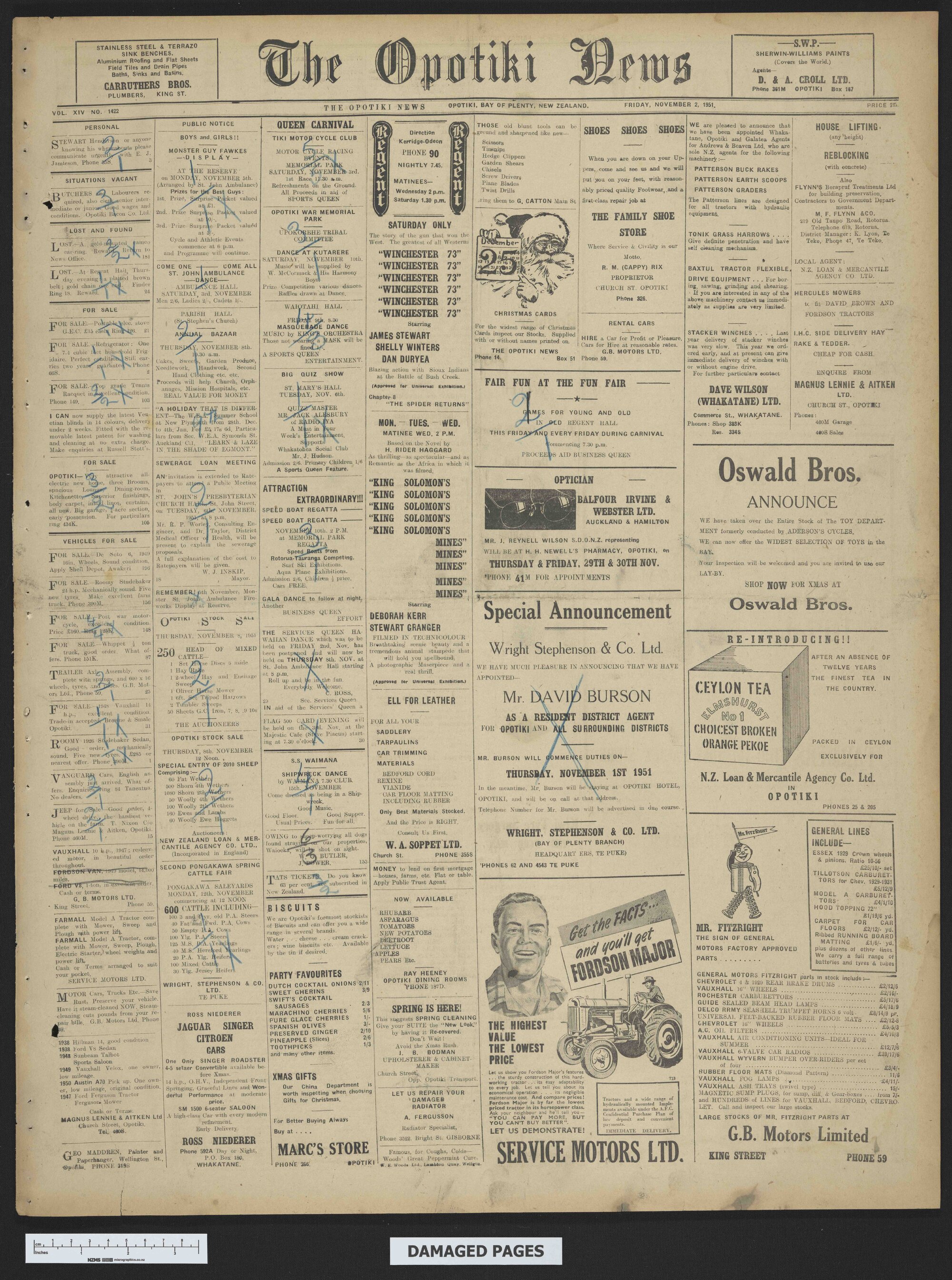 1951-11-02 Opotiki News