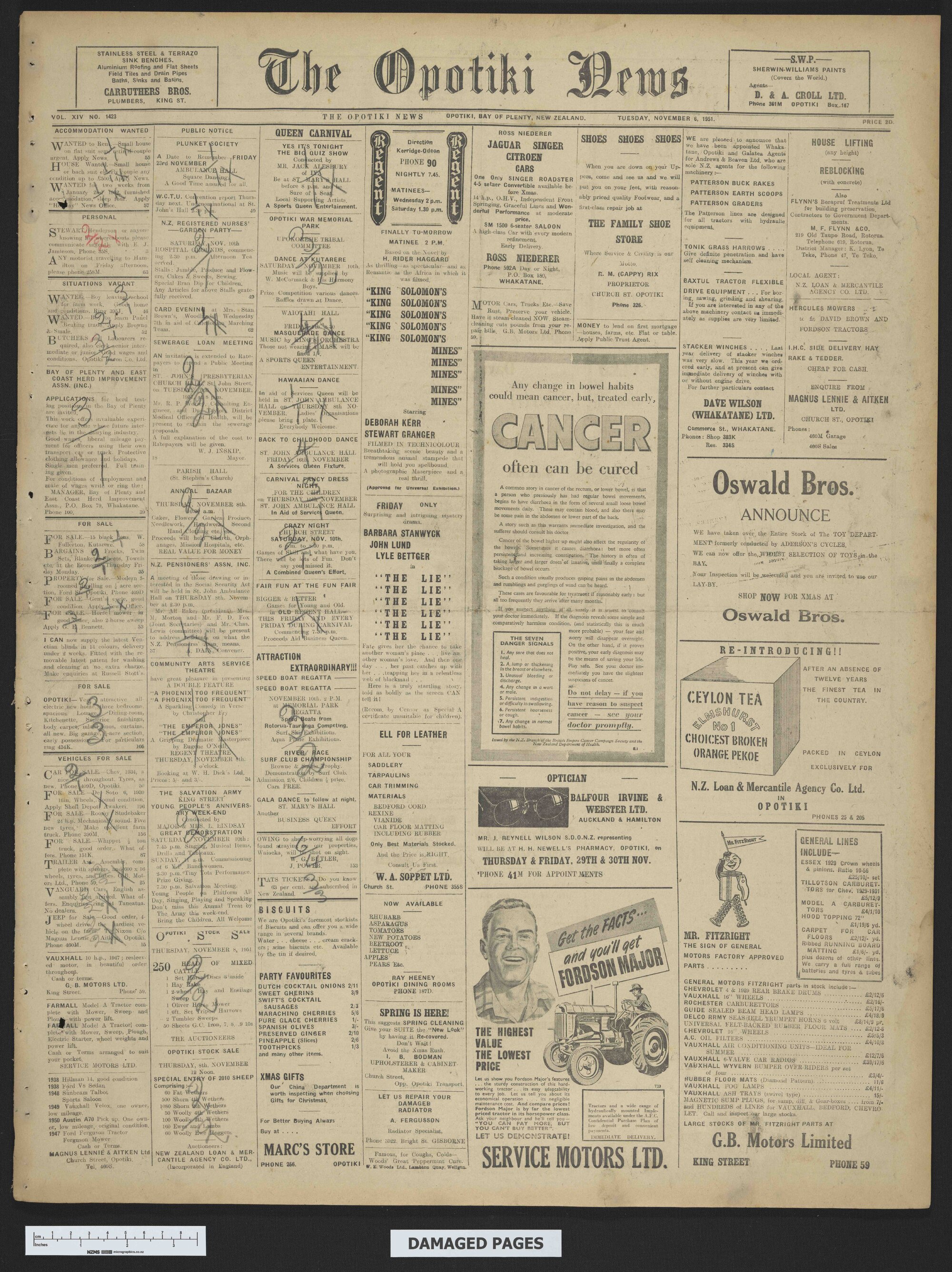 1951-11-06 Opotiki News
