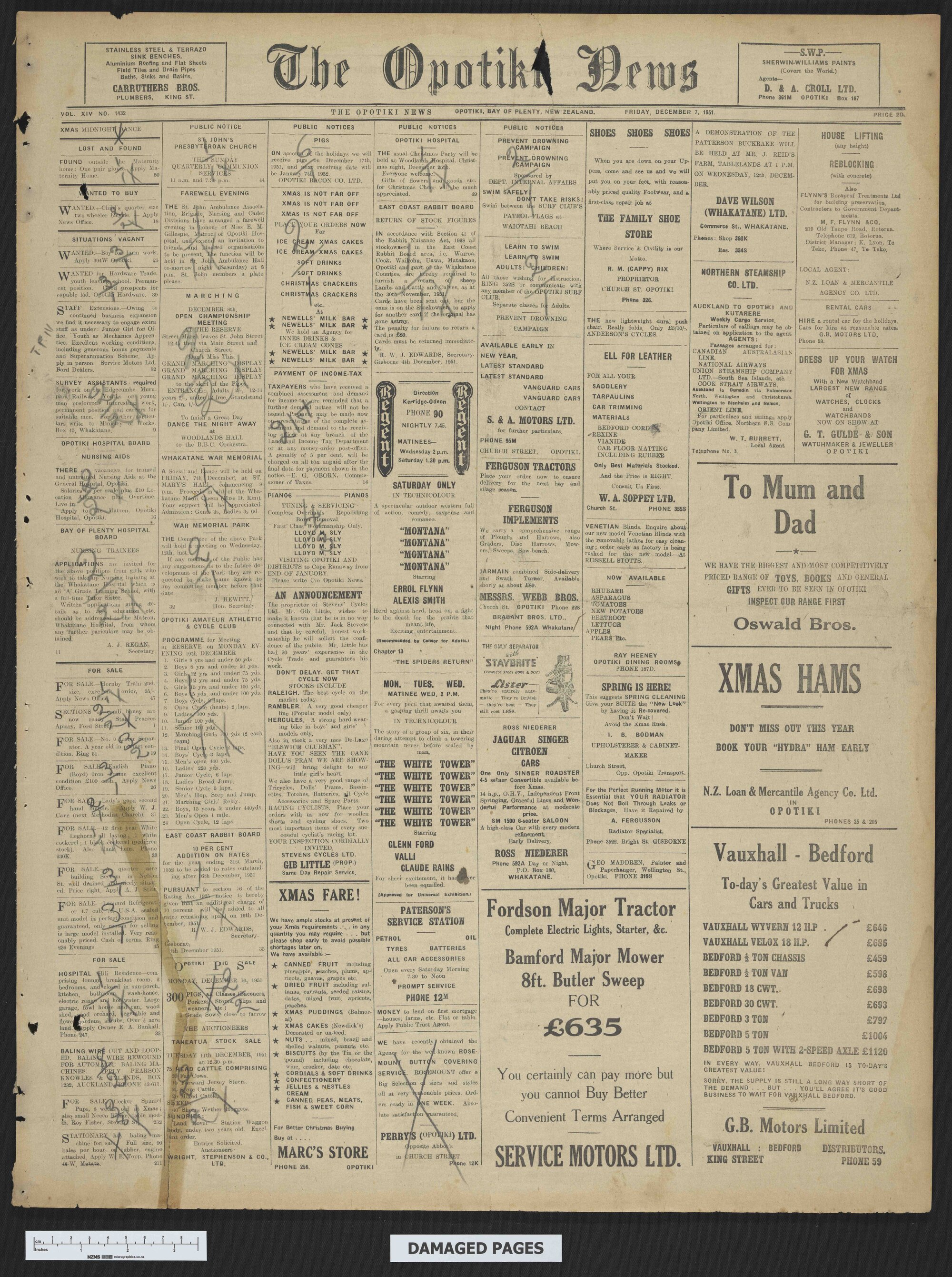 1951-12-07 Opotiki News